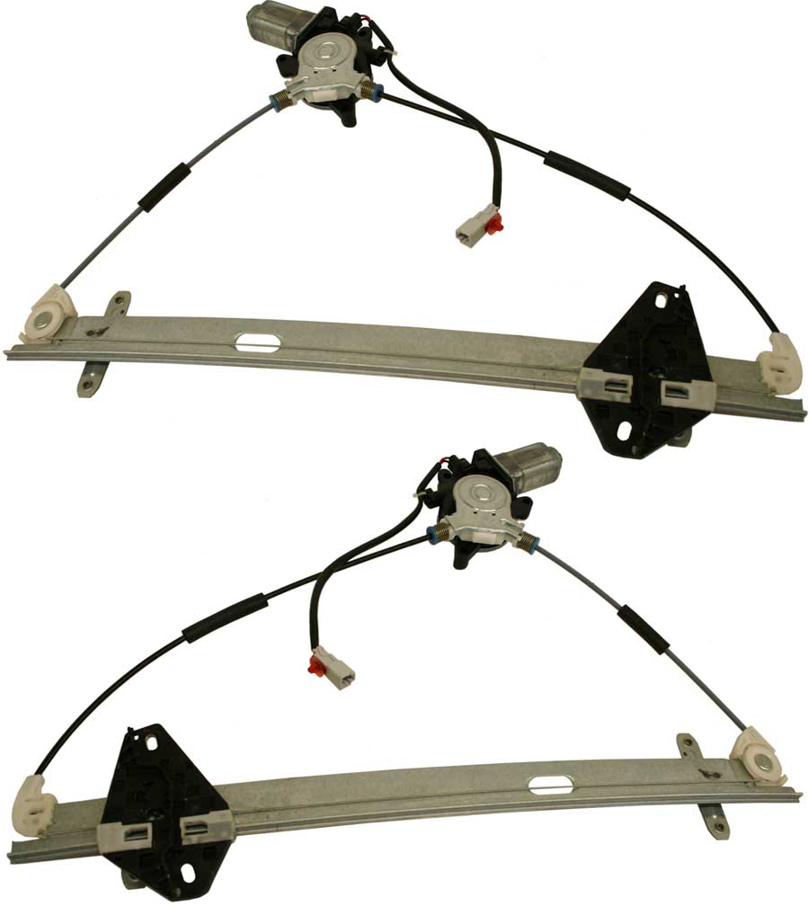 AM CR V 02-06 FRONT WINDOW REGULATOR RH AND LH Power With Motor SKU SET H462925 Partslink HO1351111 HO1350111 OEM 72210S9AA03-72250S9AA03
