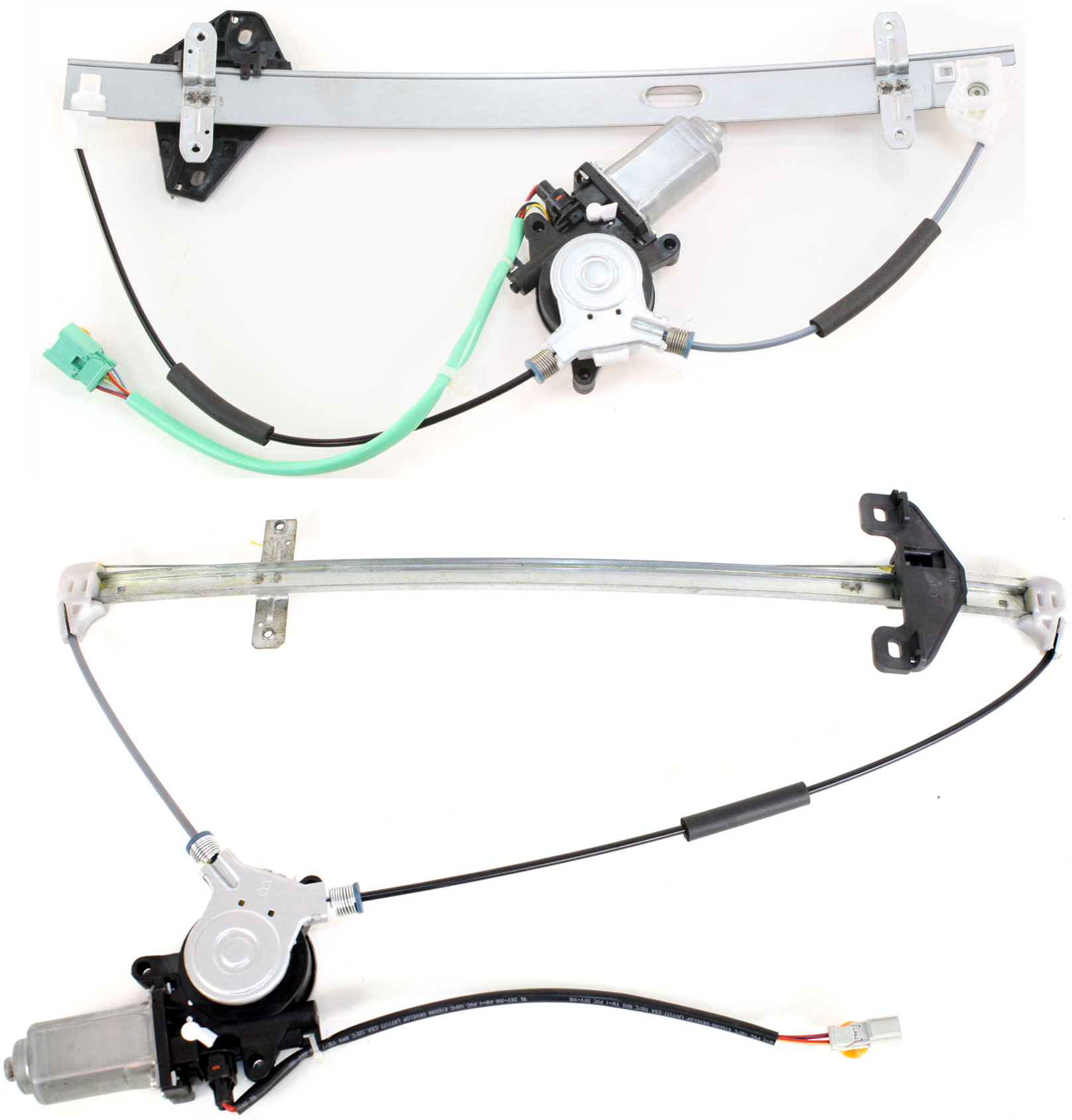 AM CR V 02-06 FRONT AND REAR WINDOW REGULATOR LH Power w Motor SKU SET H462926-2L Partslink HO1350111 HO1550108 OEM 72250S9AA03-72750S9A013