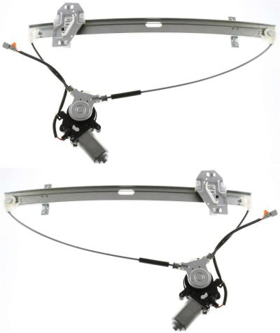 AM ODYSSEY 99-02 FRONT WINDOW REGULATOR RH AND LH Power With Motor SKU SET H462933 Partslink HO1351129 HO1350129 OEM 72210S0XA04-72250S0XA04