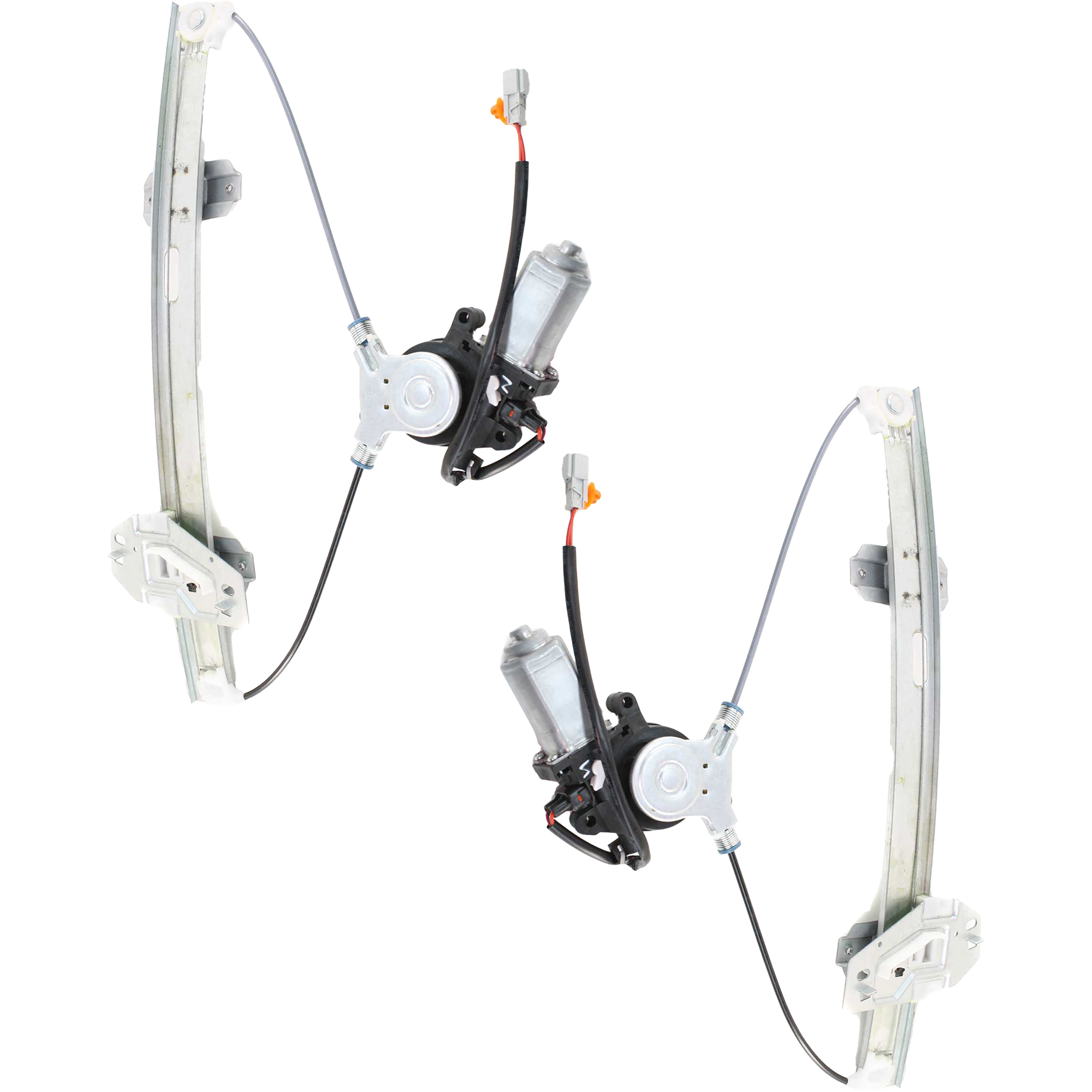 AM CIVIC 96-00 FRONT WINDOW REGULATOR RH AND LH Power With Motor SKU SET H462941 Partslink HO1351118 HO1350118 OEM 72210S04A03-72250S04A04