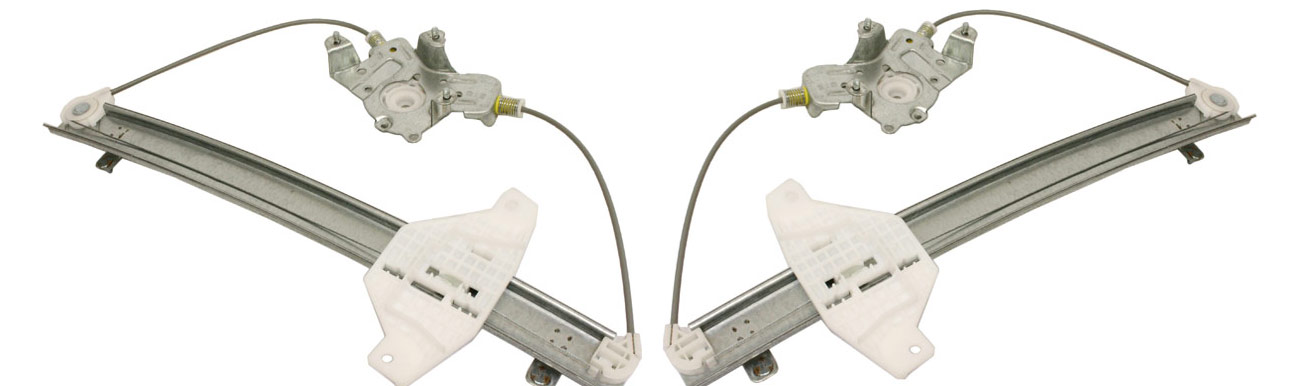 AM MAGENTIS OPTIMA 01-06 SONATA 99-05 FRONT WINDOW REGULATOR RH AND LH Power Without Motor SKU SET H462947 Partslink HY1351110 HY1350110 OEM 8240438011-8240338011