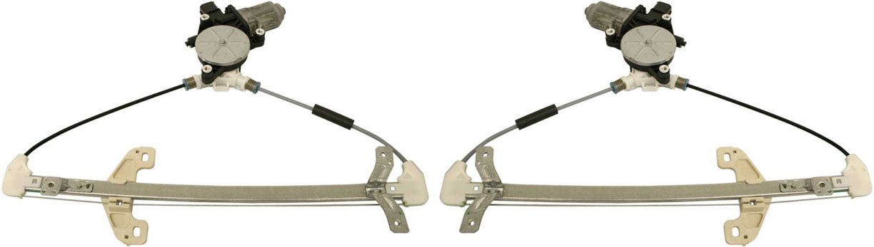 AM ACCORD 03-07 REAR WINDOW REGULATOR RH AND LH Power w Motor Sedan SKU SET H491709 Partslink HO1551107 HO1550106 OEM 72710SDCA01-72750SDCA01