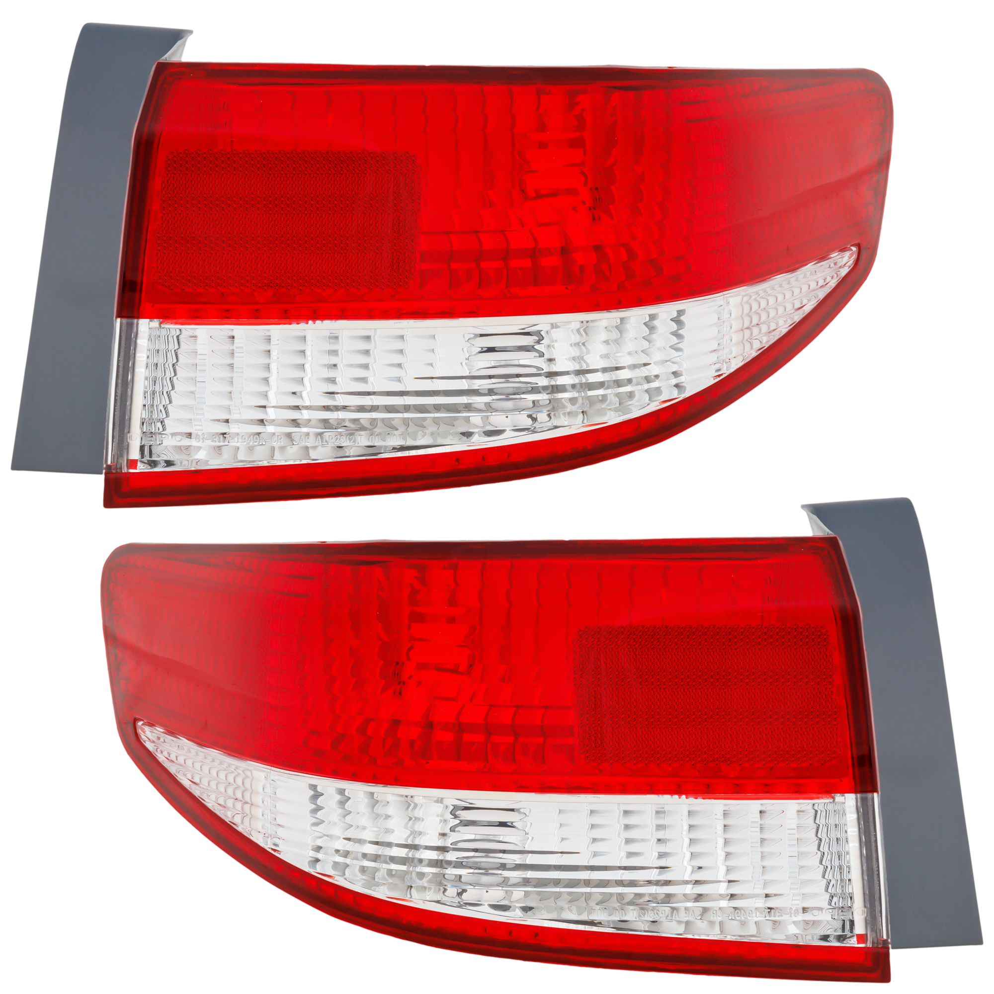 AM ACCORD 03-04 TAIL LAMP RH AND LH Outer Lens and Housing Sedan SKU SET H730103 Partslink HO2800148 HO2801148 OEM 33501SDAA01-33551SDAA01