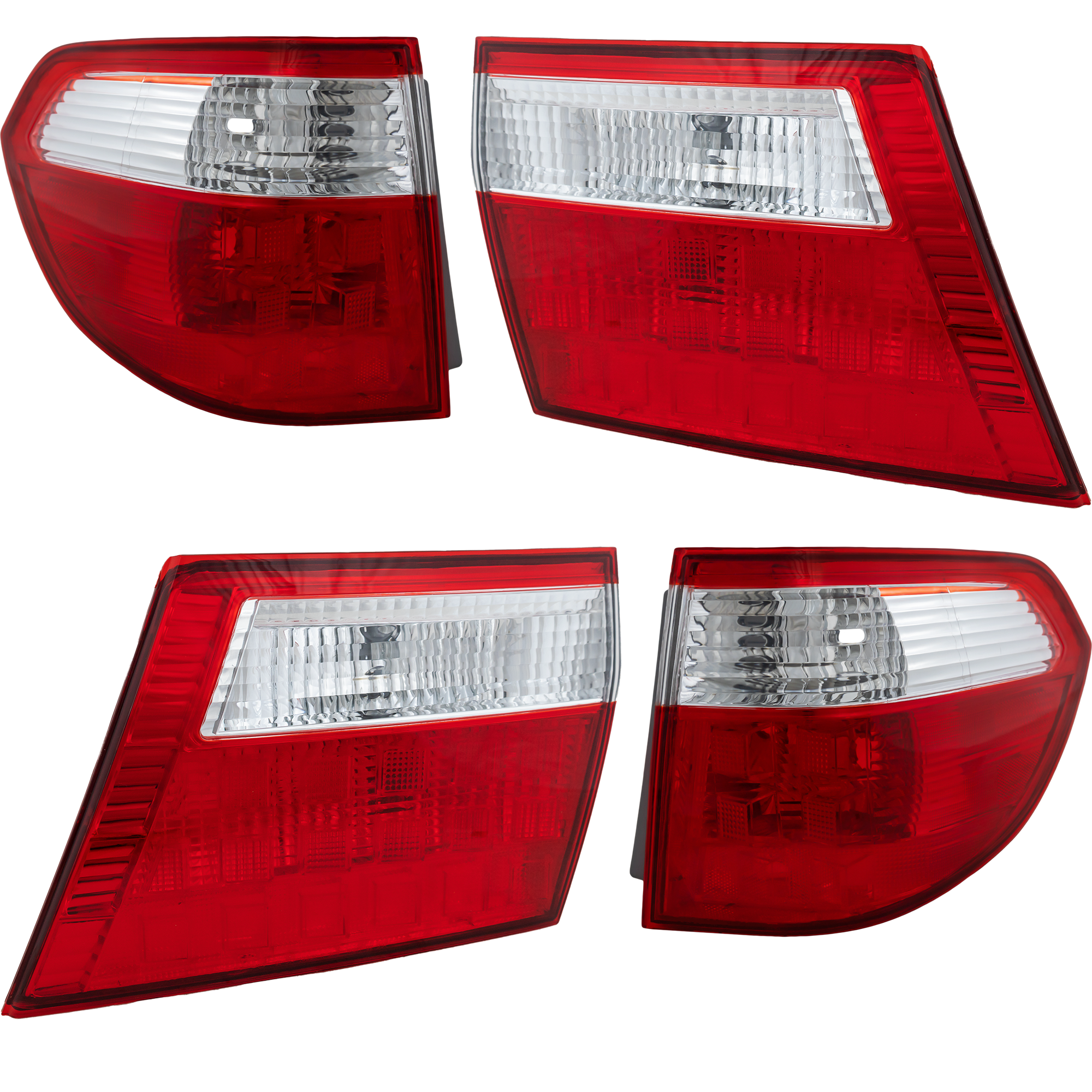 AM ODYSSEY 05-07 TAIL LAMP RH AND LH Set of 4 Inner and Outer SKU SET H730303-4 Partslink HO2819129 HO2818129 OEM 33501SHJA11-33551SHJA11-34151S