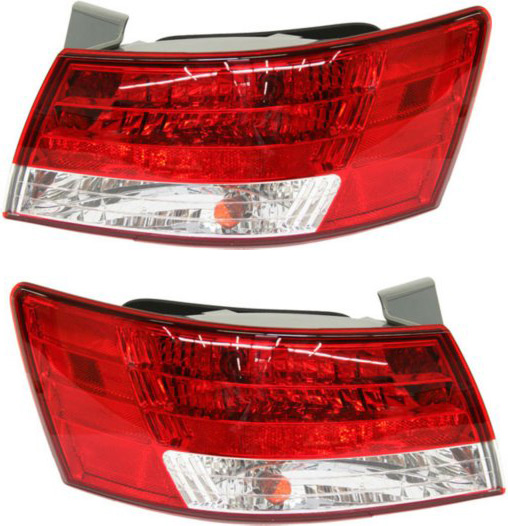 AM SONATA 06-07 TAIL LAMP RH AND LH Outer Assembly SKU SET H730335 Partslink HY2801135 HY2800135 OEM 924020A000-924010A000