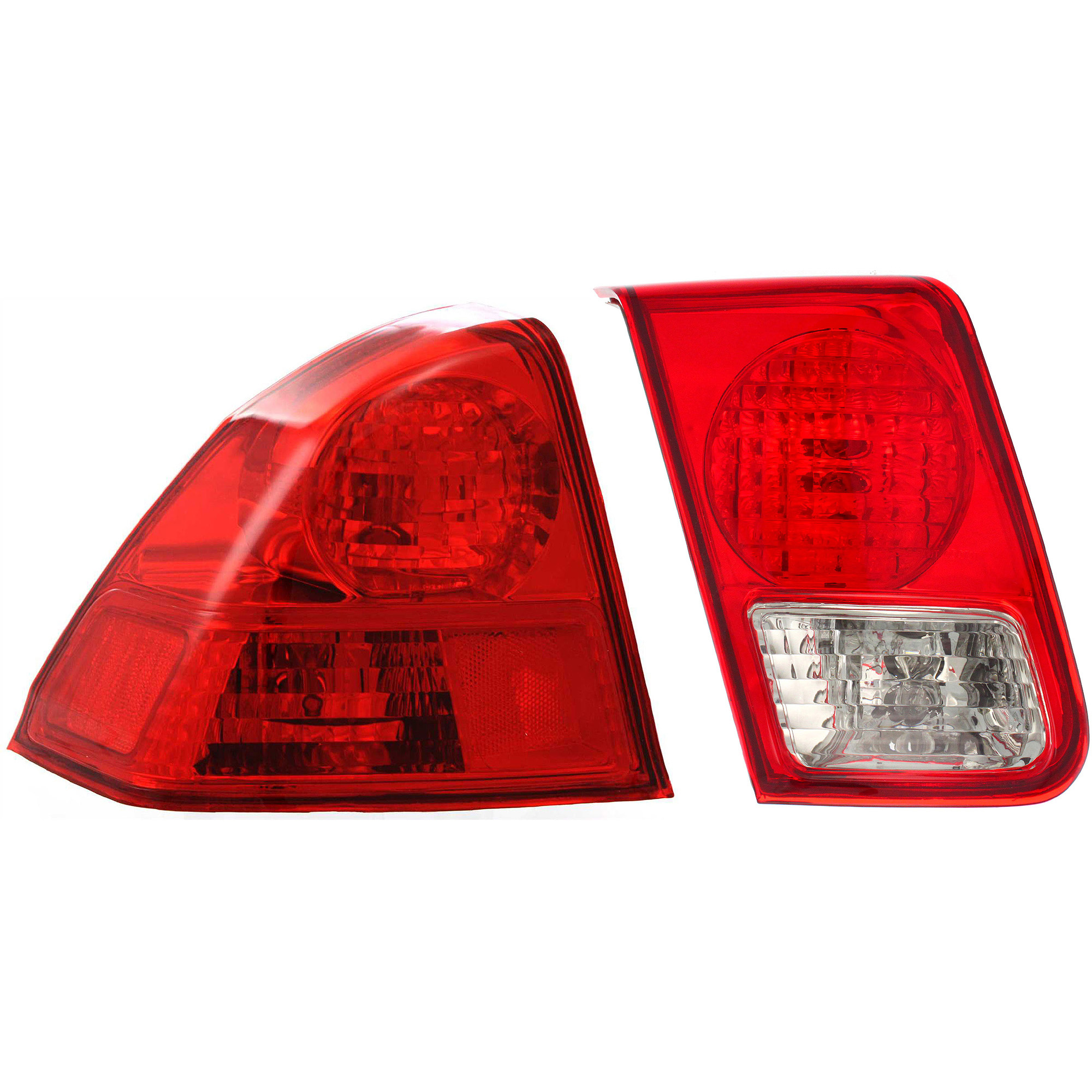 AM CIVIC 03-05 TAIL LAMP LH Inner and Outer Halogen Sedan SKU SET H731304 Partslink HO2800152 OEM 33551S5DA51 PFM 34156S5BA01