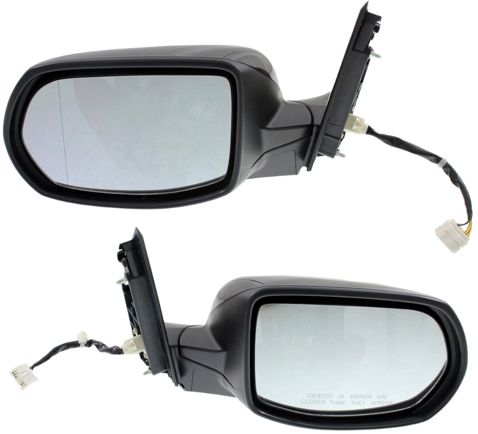AM CR V 12-16 MIRROR RH AND LH Power Manual Folding Heated Paintable No Auto dimming BSD Memory and Signal Light EX EX L Model SKU SET HD65ER Partslink HO1320295 HO1321295 OEM 76208T0AA21 PFM 76208T0AA22 PF