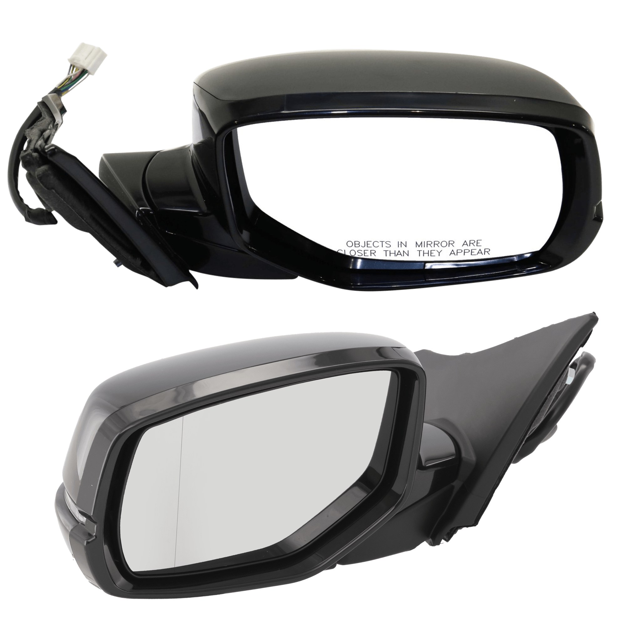 AM Mirror SKU SET HD67ER S1 B Partslink HO1320274 OEM 76200T3LA62ZE PFM 76250T3LA51Z