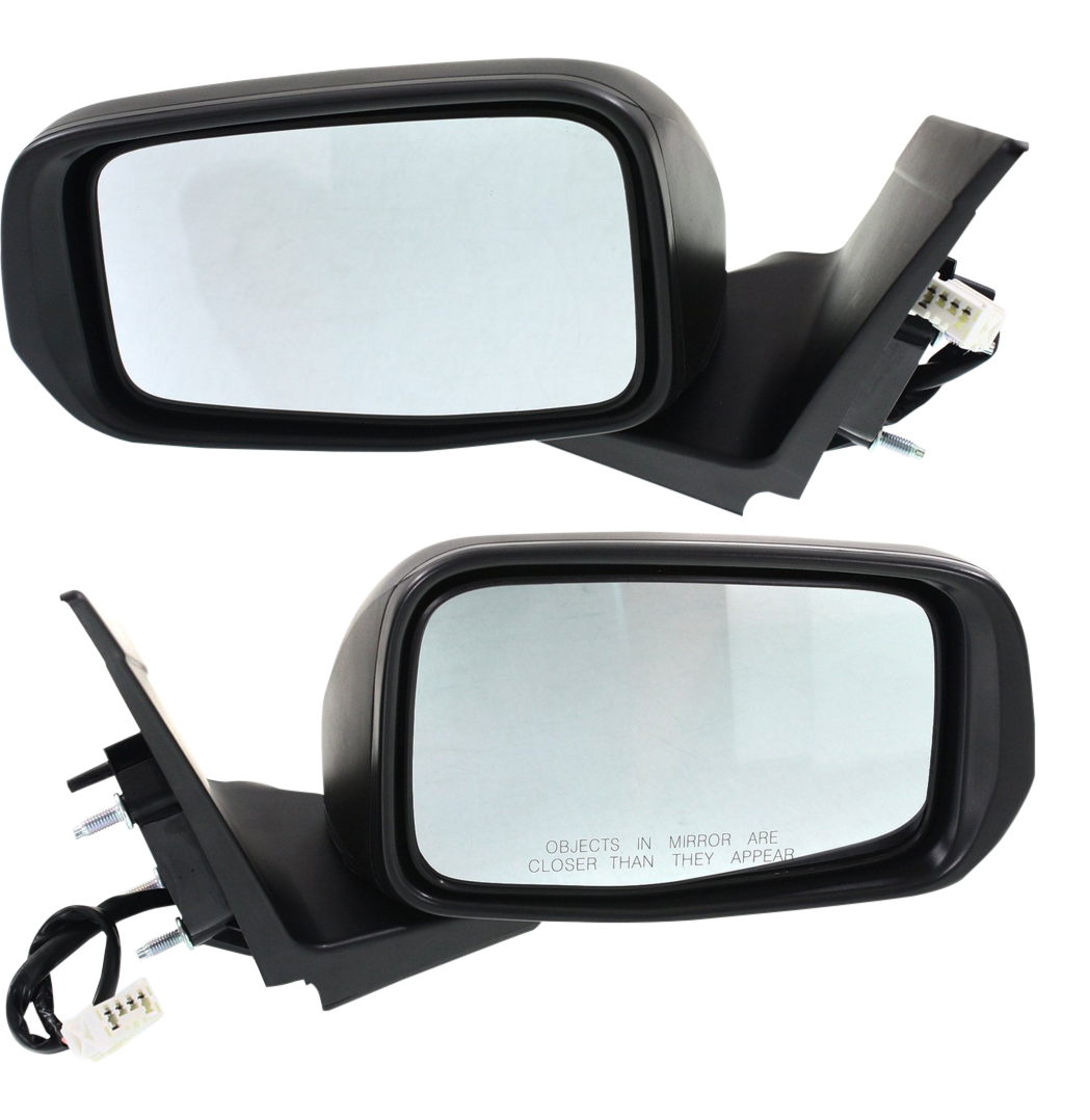 AM CR Z 11-15 MIRROR RH AND LH Power Manual Folding Non Heated Paintable w In housing Signal Light No Auto dimming BSD and Memory SKU SET HD69ER S OEM 76200SZT305-76200SZT307ZD 7625