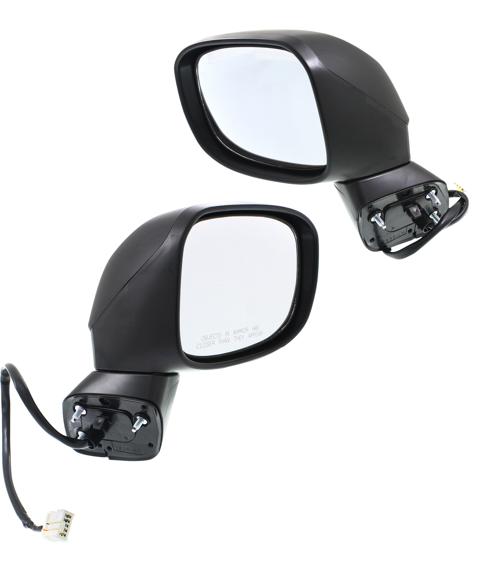AM CIVIC 12-13 MIRROR RH AND LH Power Manual Folding Heated Paintable w In housing Signal Light No Auto dimming BSD and Memory SKU SET HD72ER S OEM 76208TR2306-76208TT1306-76258T