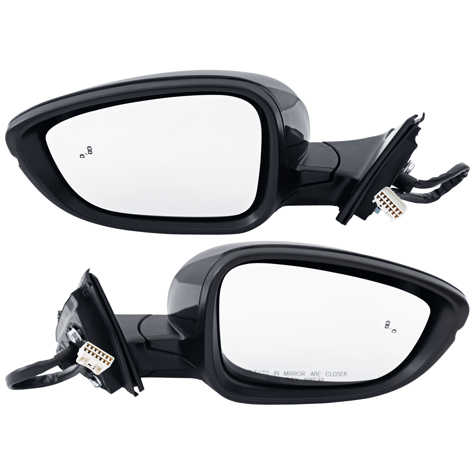 AM ACCORD 23-23 MIRROR RH AND LH Power Manual Folding Heated Paintable w Signal Blind Spot Detection No Memory Auto Dimming Puddle Light EX L Model SKU SET HD80ER S Partslink HO1320357 HO1321357 OEM 7620830BA11 PFM 7625830BA11 PF