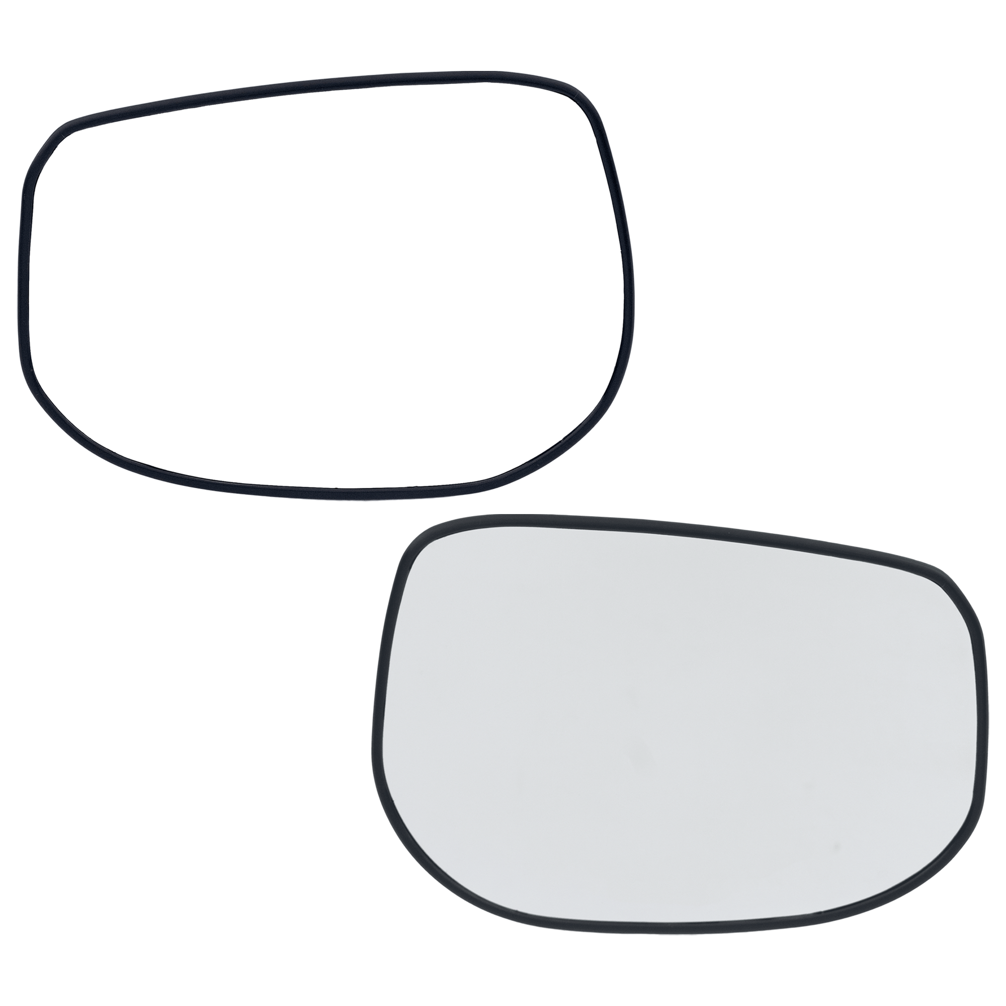AM FIT 09-14 MIRROR GLASS RH AND LH Non Heated w Backing Plate No Blind Spot Glass SKU SET HD83GR OEM 76203TK6A01-76253TK6A01