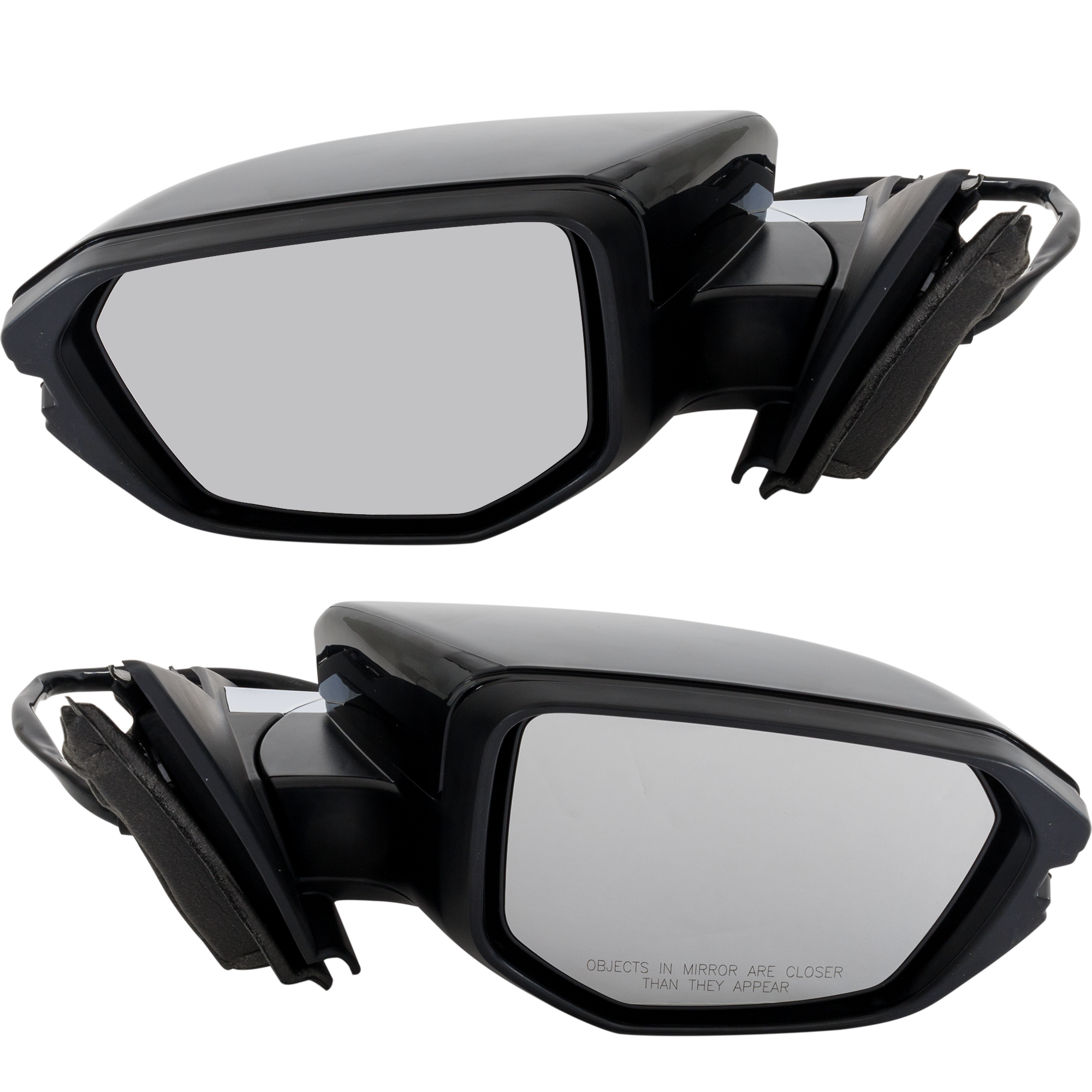 AM CIVIC 16-21 MIRROR RH AND LH Power Manual Folding Heated Paintable w In housing Signal Light No Auto dimming BSD and Memory SKU SET HO01ER S Partslink HO1320287 HO1321287 OEM 76208TBCA13ZA PFM 76208TBCA12Z