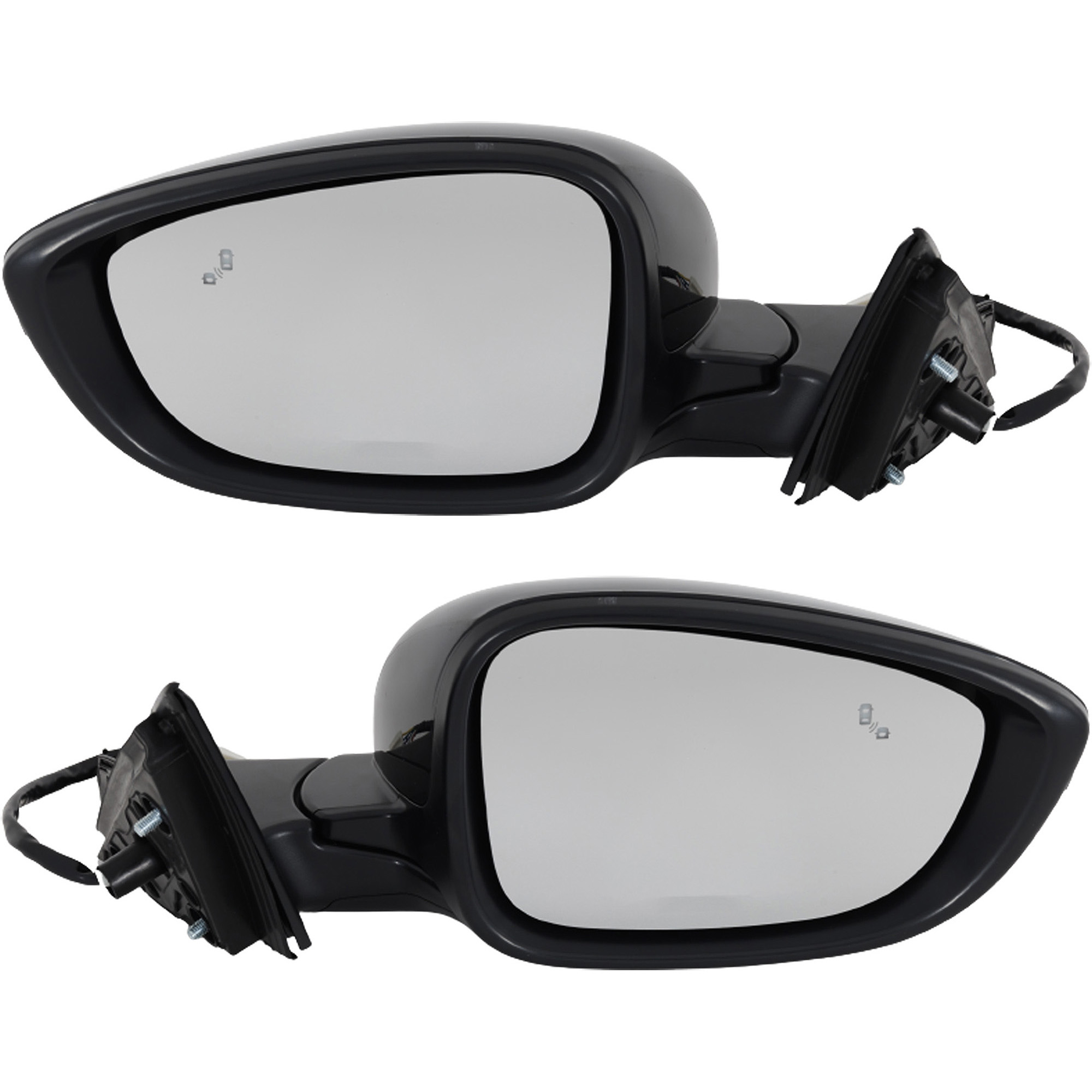 AM ACCORD 18-22 MIRROR RH AND LH Power Manual Folding Heated Paintable w BSD in Glass No Auto dimming Memory and Signal Light SKU SET HO109ER S Partslink HO1320329 HO1321329 OEM 76208TVAA22-76201TVAA01ZJ PFM