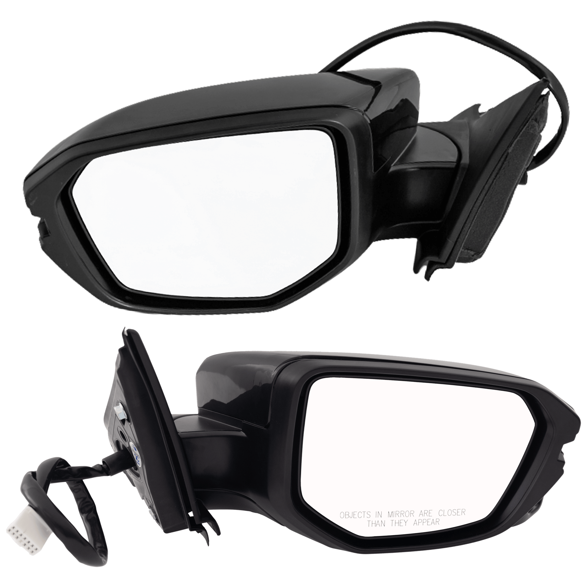 AM CIVIC 17-21 MIRROR RH AND LH Power Manual Folding Heated Paintable w In housing Signal Light No Auto dimming Blind Spot Feature Memory and Puddle Light Sport Touring Model SKU SET HO114ER Partslink HO1320343 HO1321343 OEM 76208TGGA42 PFM 76258TGGA42 PF