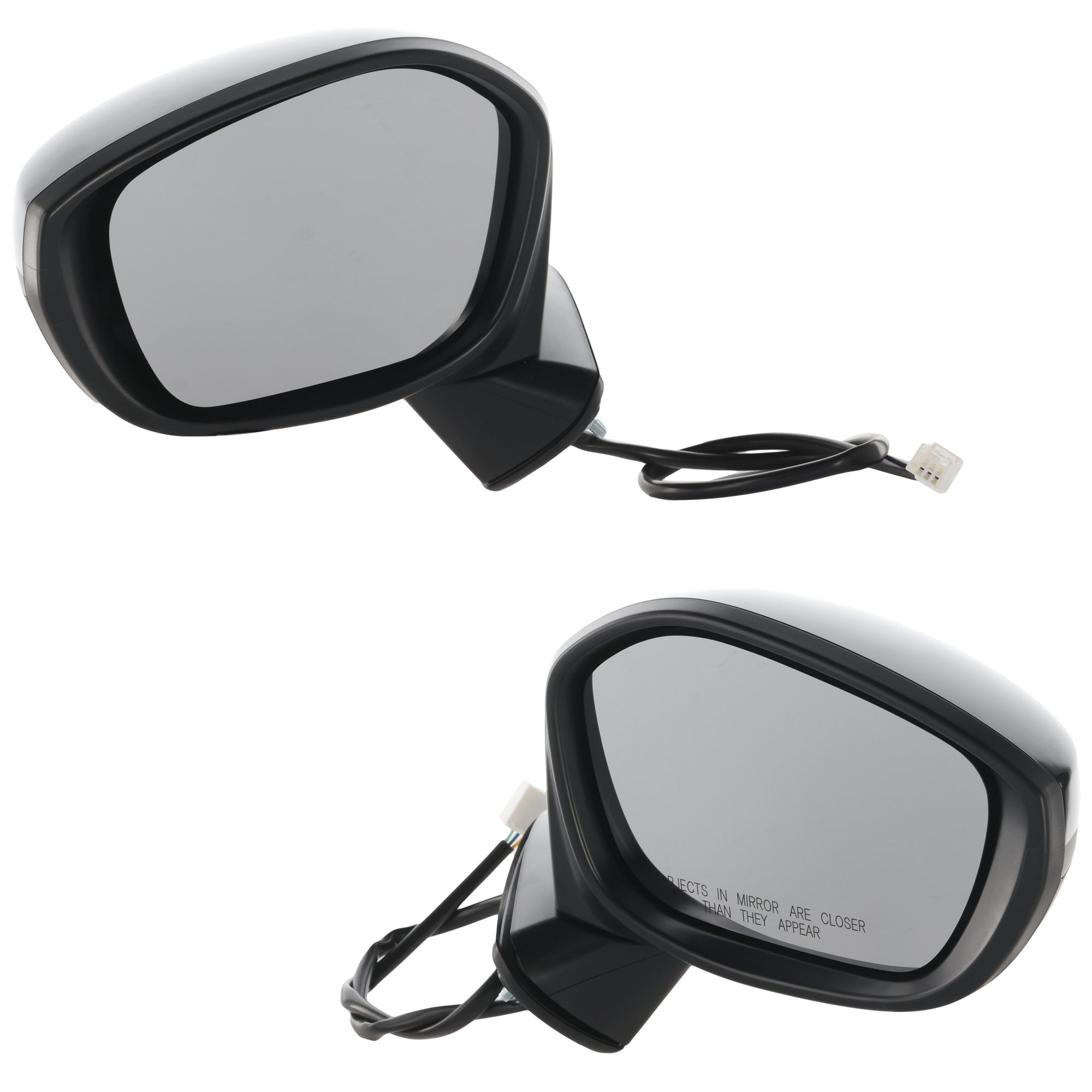 AM CIVIC 22-24 MIRROR RH AND LH Power Manual Folding Non Heated Paintable LX Sport Models No BSD Signal Light Memory Puddle Light Auto Dimming SKU SET HO116ER Partslink HO1320350 HO1321350 OEM 76208T20A01 PFM 76258T20A01 PF
