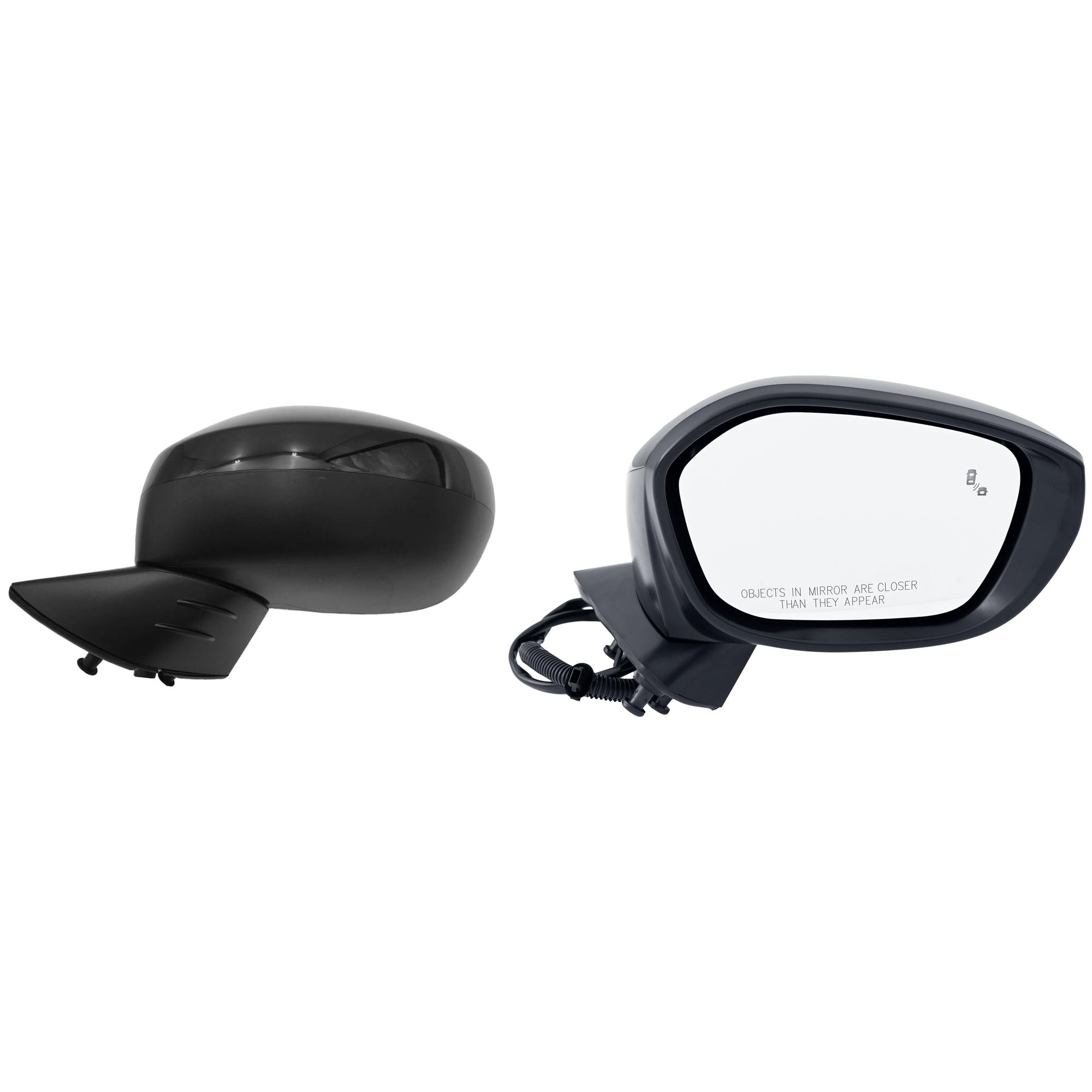 AM CIVIC 22-24 MIRROR RH AND LH Power Manual Folding Heated Paintable EX Model w BSD No Signal Light Memory Puddle Light Auto Dimming SKU SET HO117ER Partslink HO1320351 HO1321351 OEM 76208T20A21 PFM 76258T20A21 PF