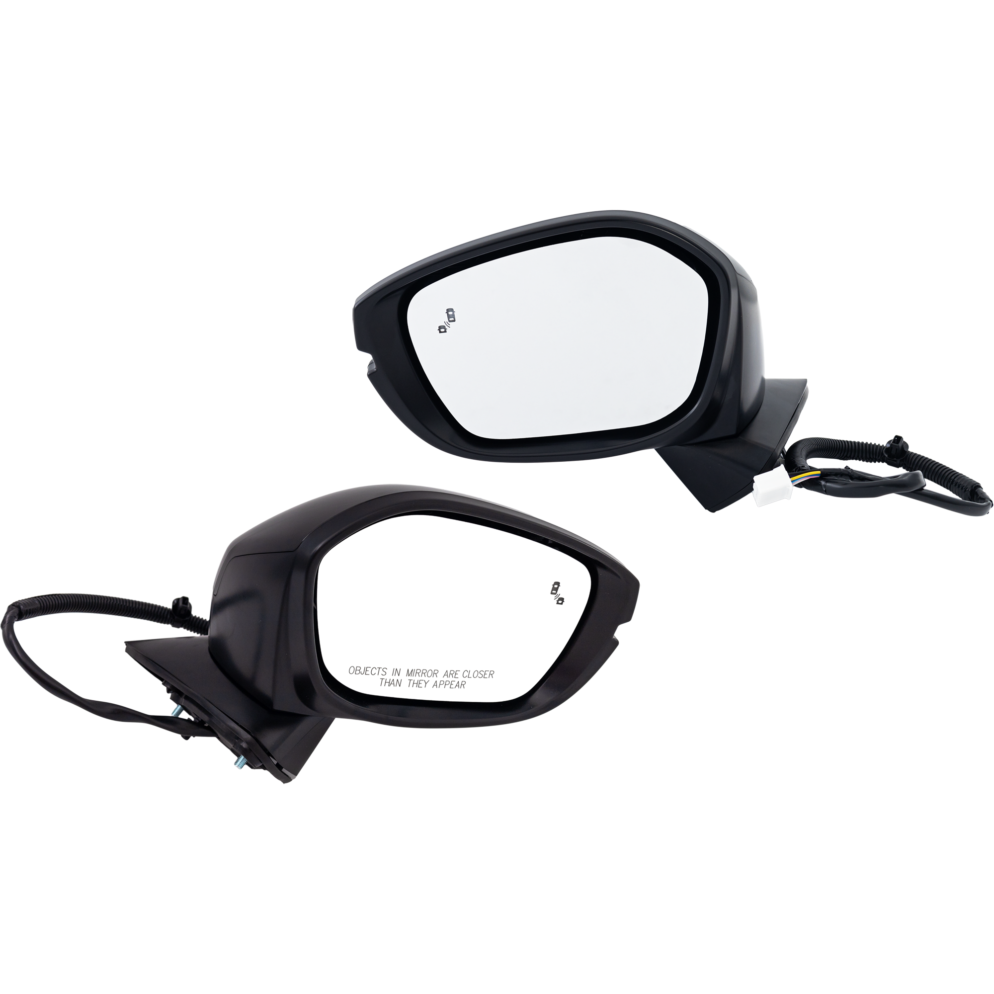 AM CIVIC 22-24 MIRROR RH AND LH Power Manual Folding Heated Paintable Touring Type R Sport Touring Models w BSD Signal Light No Memory Puddle Light Auto Dimming SKU SET HO118ER S Partslink HO1320352 HO1321352 OEM 76208T20A31 PFM 76258T20A31 PF