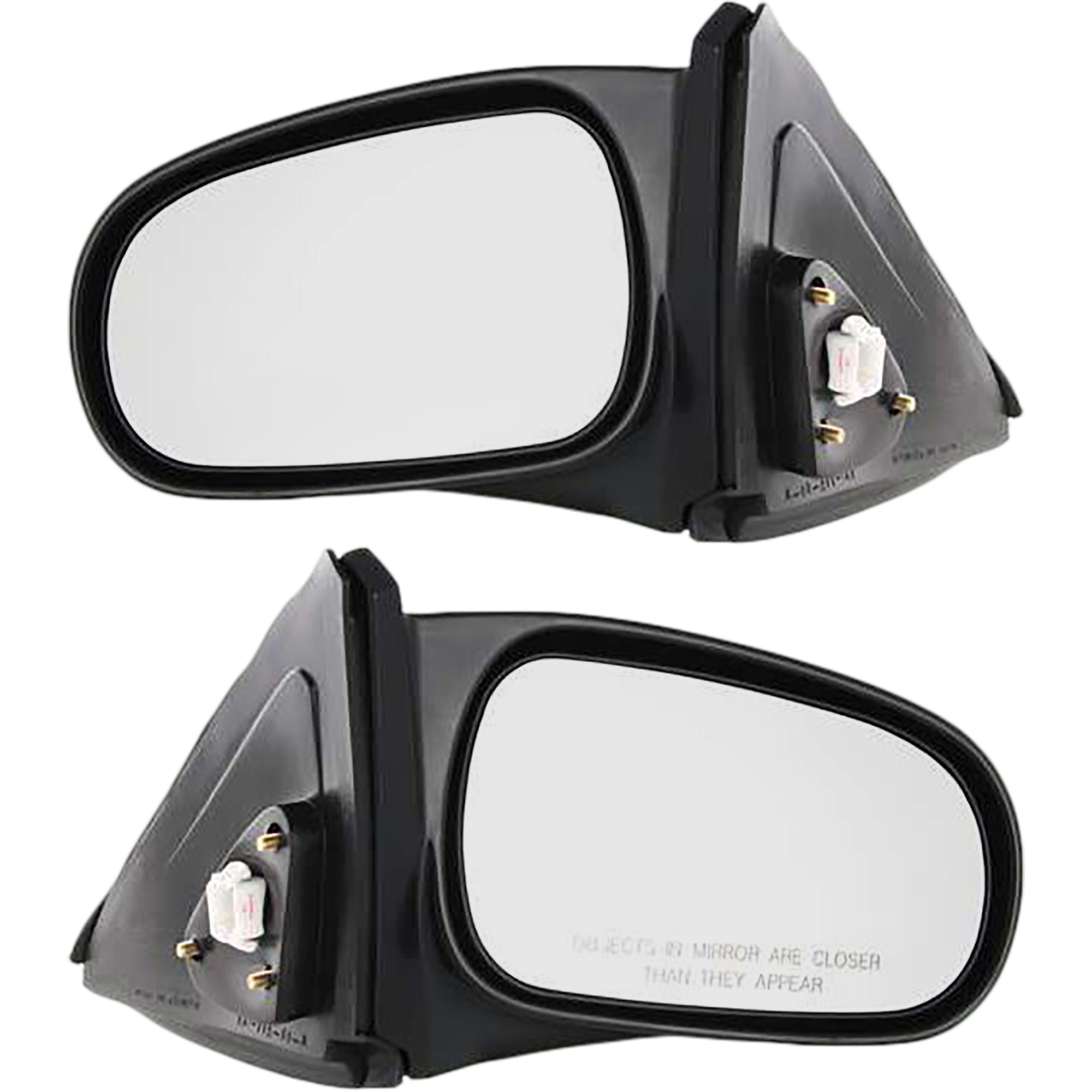 AM CIVIC 96-00 MIRROR RH AND LH Power Non Folding Heated Textured No Auto dimming BSD Memory and Signal Light Coupe Hatchback SKU SET HO20ER Partslink HO1320102 HO1321102 OEM 76200S02A25ZB 76250S02A25ZB