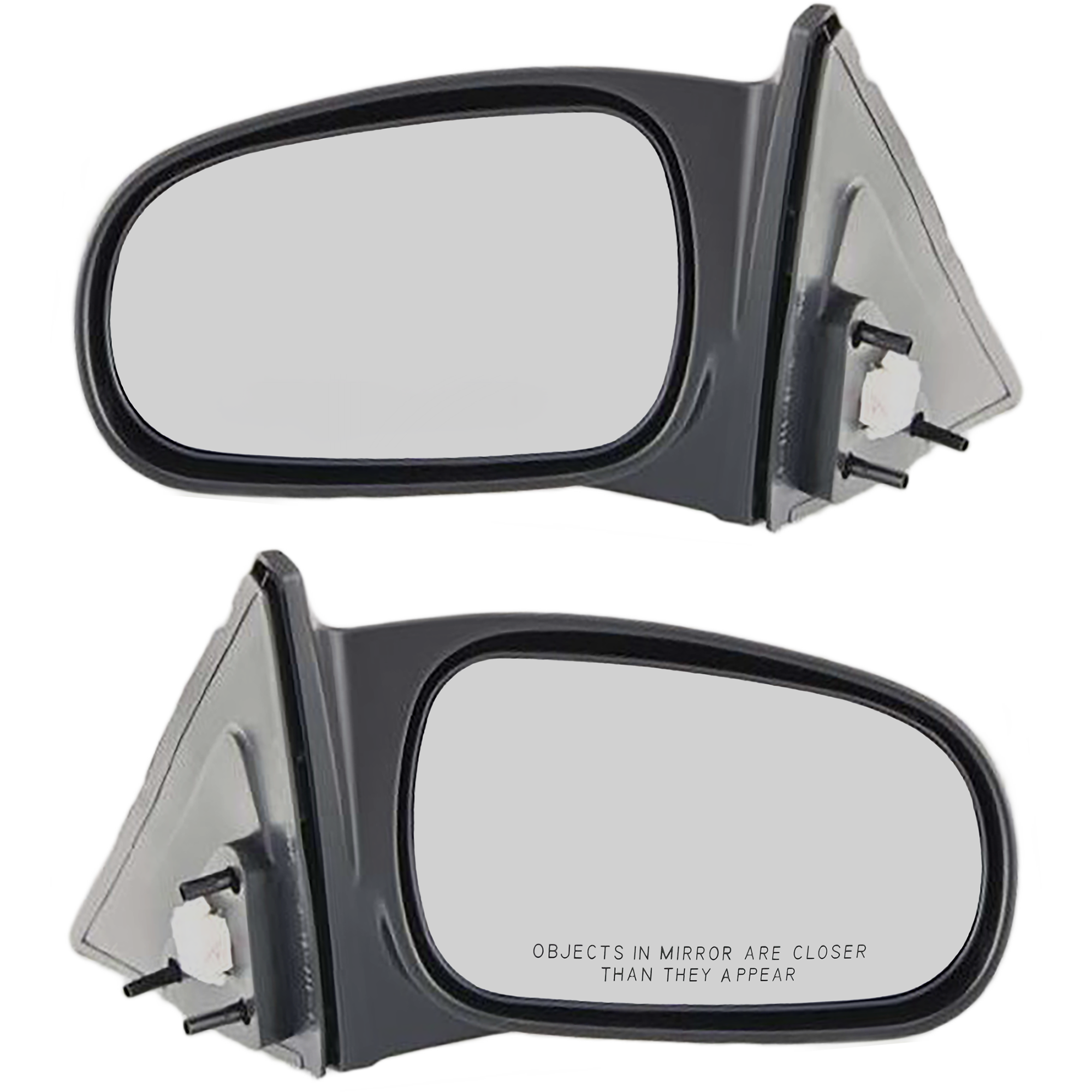 AM CIVIC 96-00 MIRROR RH AND LH Power Non Folding Non Heated Textured Sedan SKU SET HO21ER Partslink HO1320101 HO1321101 OEM 76200S01A15-76250S01A15