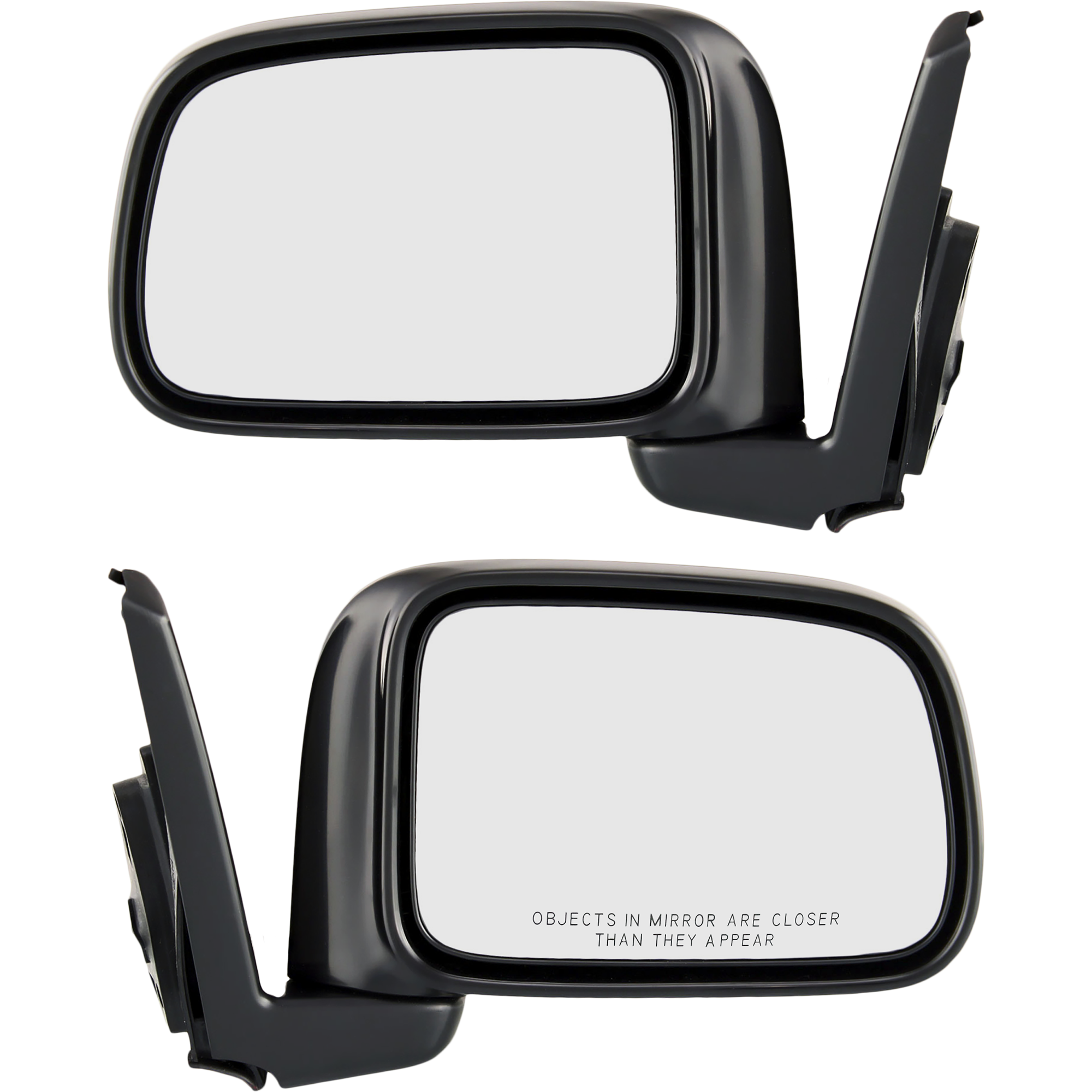 AM CR V 97-01 MIRROR RH AND LH Power Manual Folding Non Heated Paintable SKU SET HO25ER Partslink HO1320115 HO1321115 OEM 76200S10A01-76250S10A01