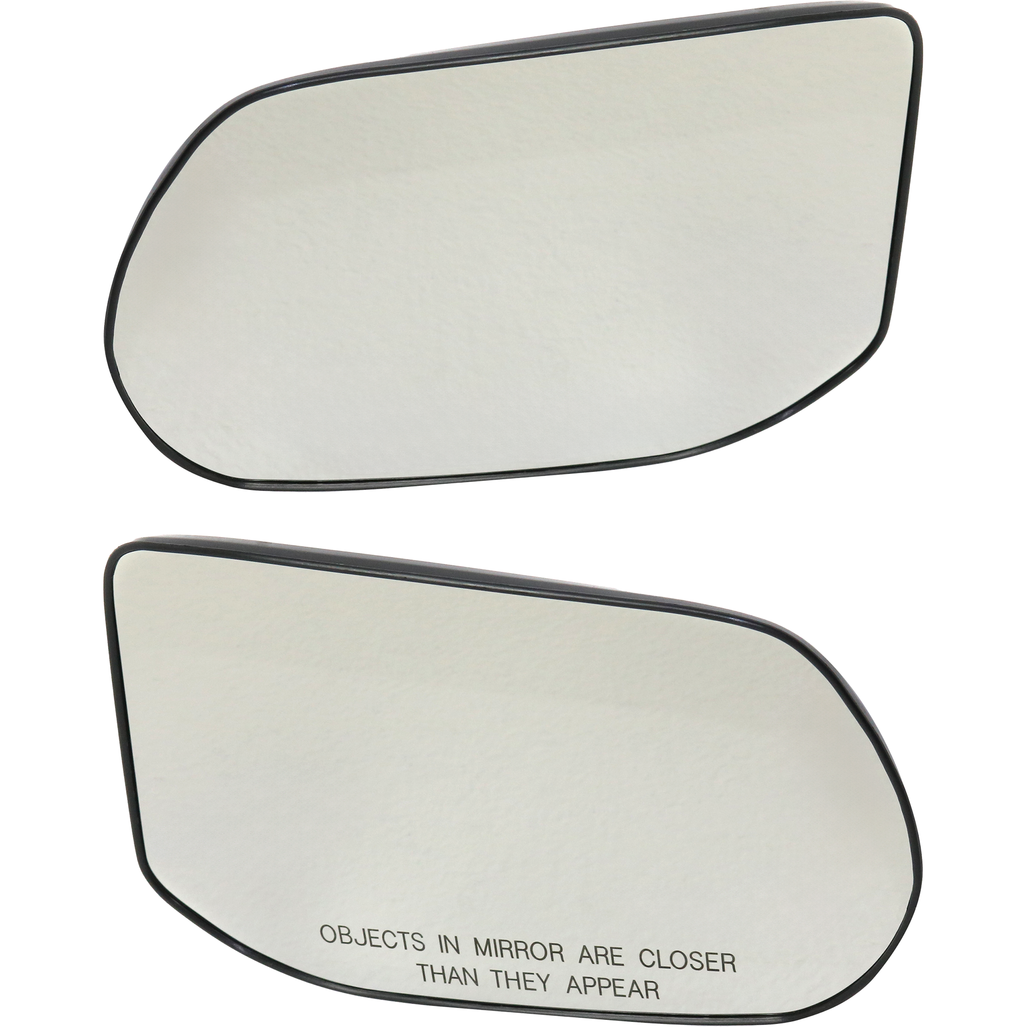 AM CIVIC 06-11 MIRROR GLASS RH AND LH Non Heated Sedan Exc. DX EX L GX Hybrid Models w Backing Plate SKU SET HO27GR Partslink HO1325119 HO1324119 OEM 76203SNAA01-76253SNAA01