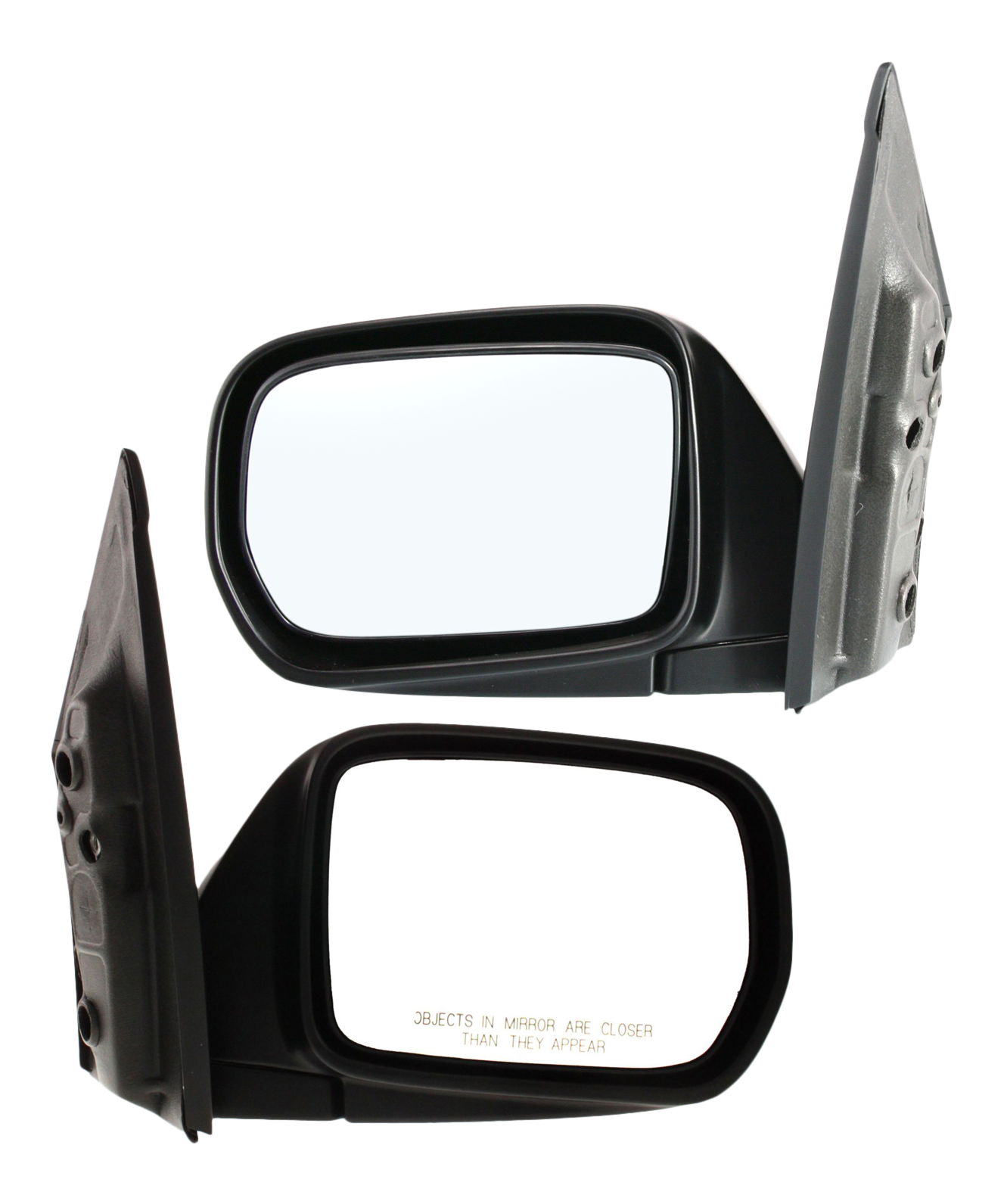 AM ODYSSEY 99-04 MIRROR RH AND LH Manual Adjust Manual Folding Non Heated Textured SKU SET HO32R Partslink HO1320143 HO1321143 OEM 76200S0XA21-76250S0XA21