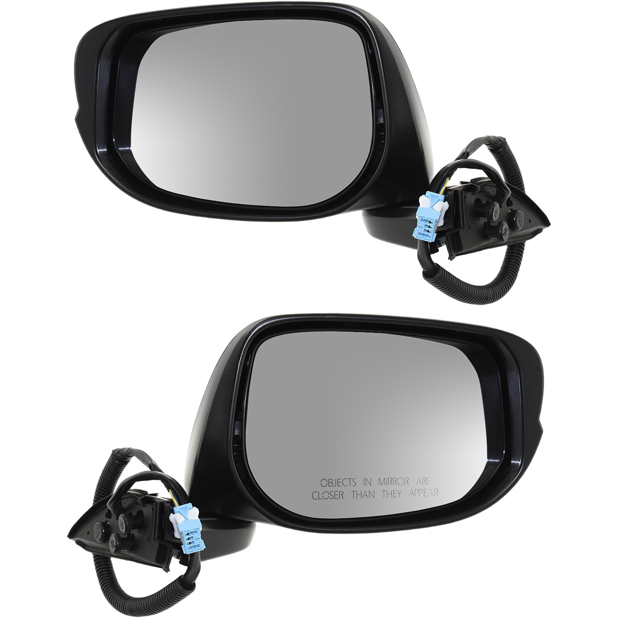 AM FIT 09-14 MIRROR RH AND LH Power Manual Folding Non Heated Paintable SKU SET HO35ER Partslink HO1320246 HO1321246 OEM 76208TK6305-76258TK6305