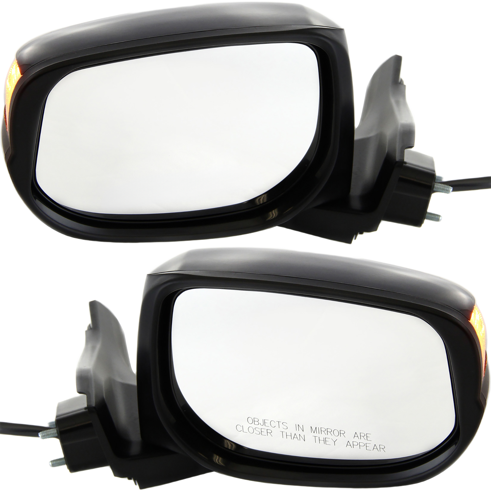 AM INSIGHT 10-14 MIRROR RH AND LH Power Manual Folding Heated Paintable w Signal Light SKU SET HO48ER S Partslink HO1320252 HO1321252 OEM 76200TM8316ZD 76250TM8316ZD