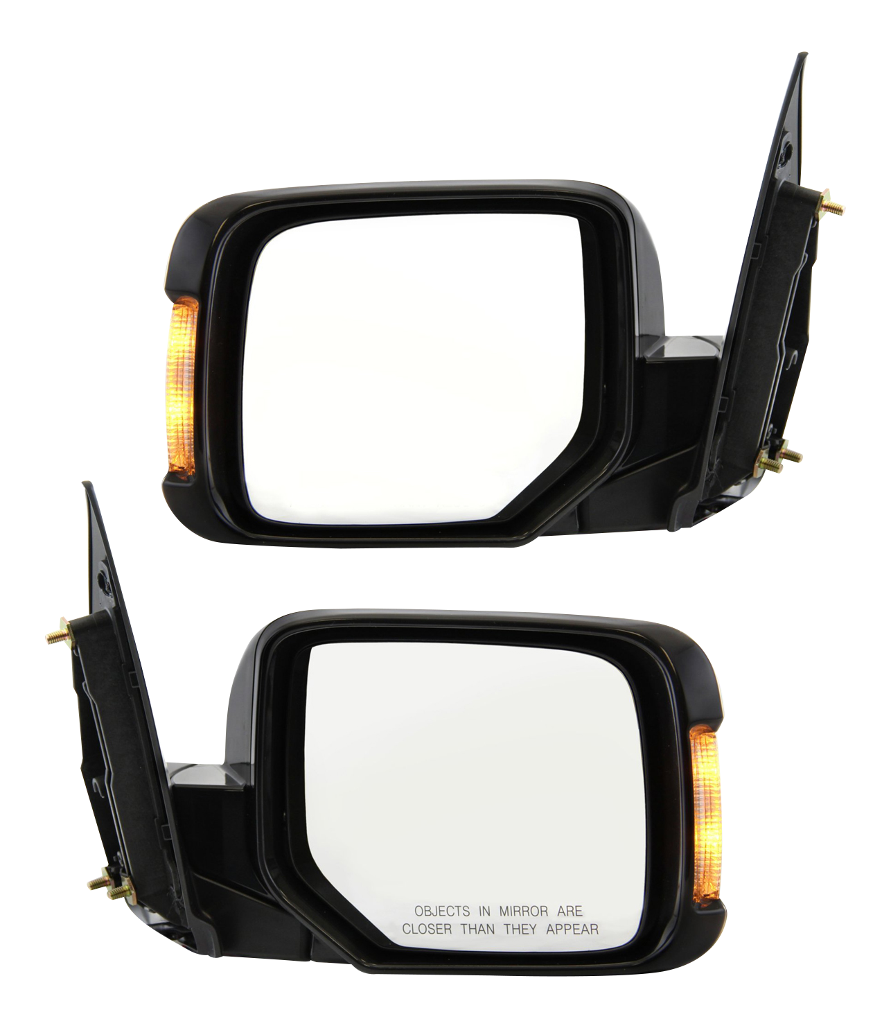 AM PILOT 09-15 MIRROR RH AND LH Power Manual Folding Non Heated Paintable w Signal Light No Memory SKU SET HO53ER S Partslink HO1320259 HO1321259 OEM 76200SZAA52ZF 76200SZAA52ZD 76