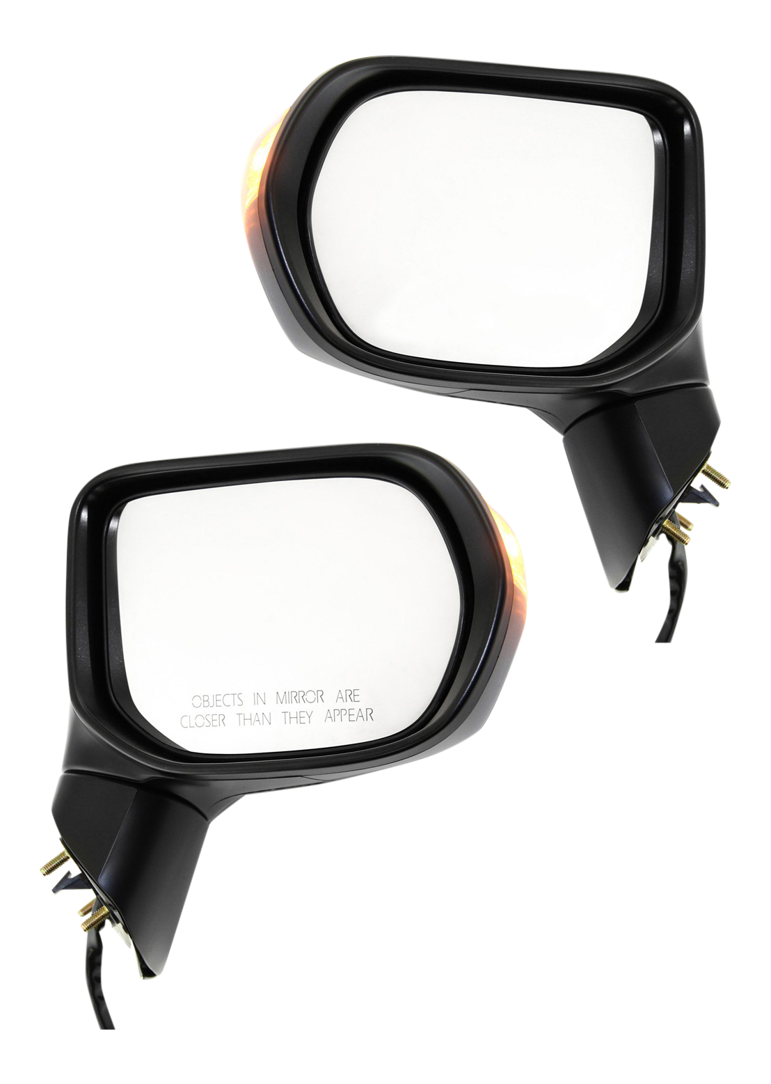 AM CIVIC 06-11 MIRROR RH AND LH Power Manual Folding Heated Paintable w In housing Signal Light No Auto dimming BSD and Memory SKU SET HO54ER S Partslink HO1320216 HO1321216 OEM 76200SNRC02ZM 76250SNRC02ZM