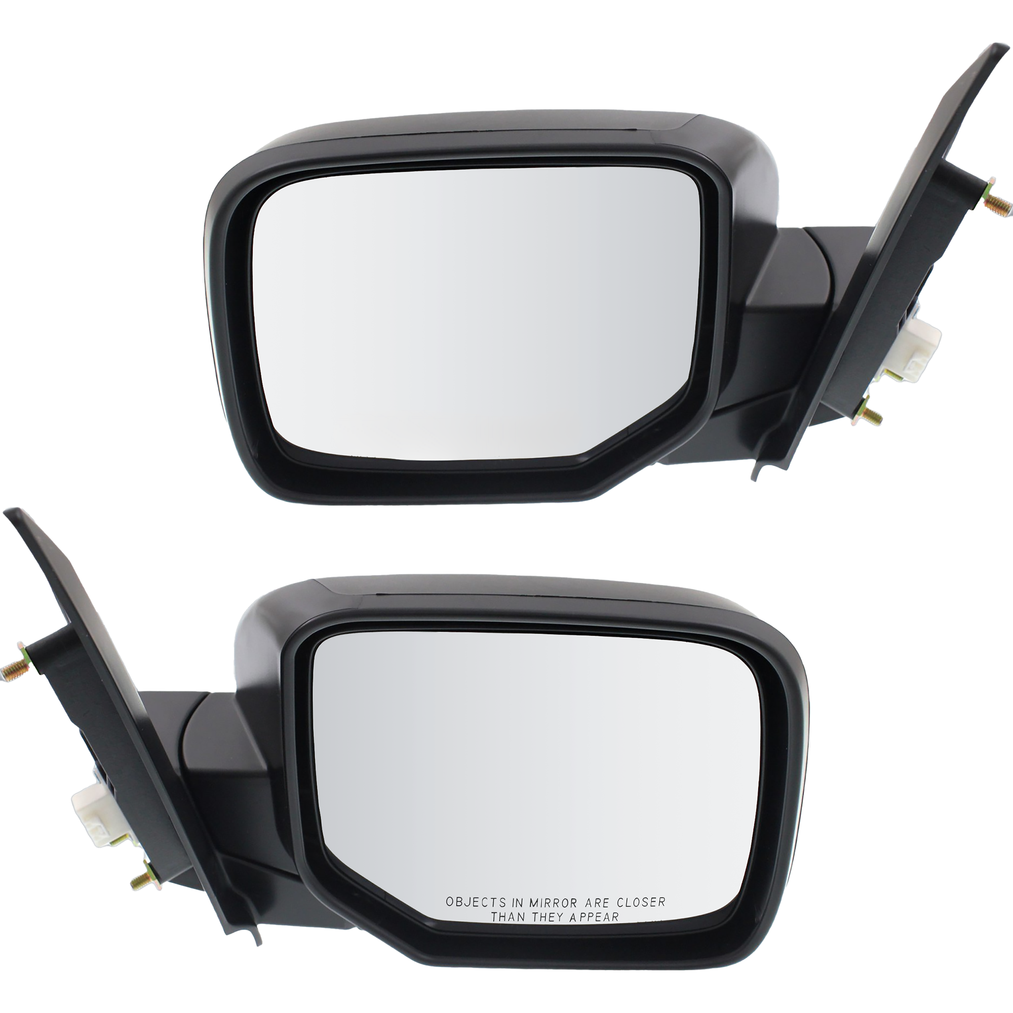 AM PILOT 09-15 MIRROR RH AND LH Power Manual Folding Non Heated Paintable No Memory and Signal Light SKU SET HO56ER Partslink HO1320265 HO1321265 OEM 76208SZAA01ZA 76258SZAA01ZA