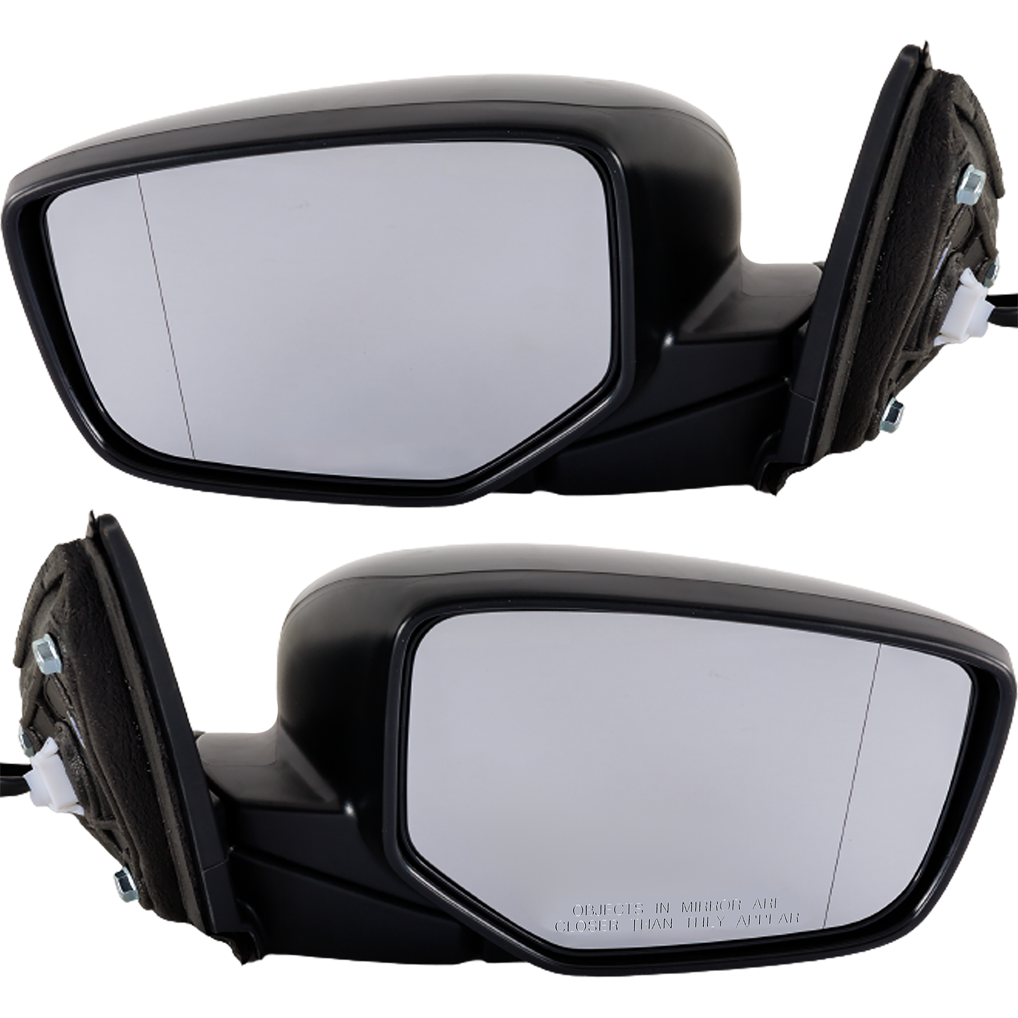 AM ACCORD 13-17 MIRROR RH AND LH AND LH Power Manual Folding Non Heated No Auto dimming No Blind Spot Feature No Signal Light No Memory Non Towing Paintable SKU SET HO59ER Partslink HO1320272 HO1321272 OEM 76208T2FA11-76208T2FA01-76206T