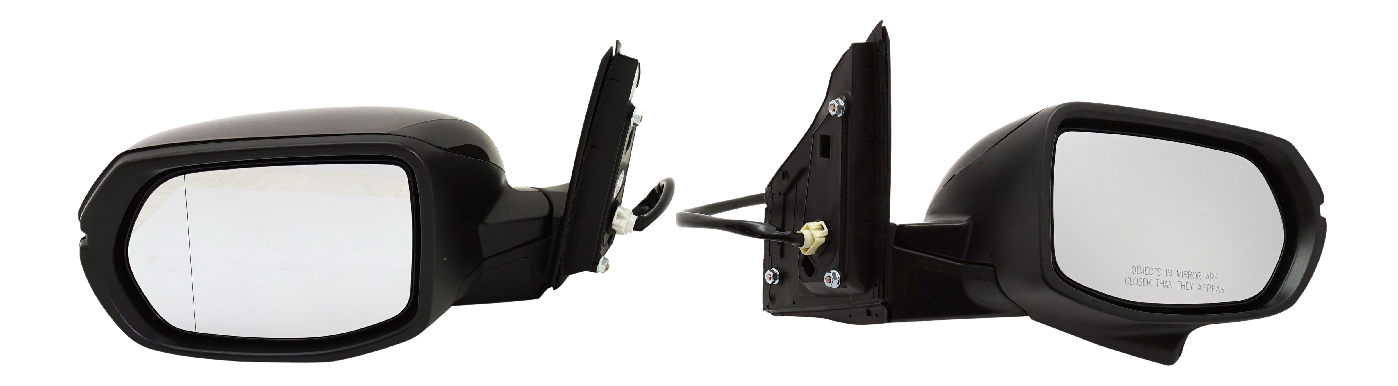 AM CR V 16-16 MIRROR RH AND LH AND LH Power Manual Folding Heated No Auto dimming No Blind Spot Feature In housing Signal Light No Memory Non Towing Paintable SKU SET HO75ER S Partslink HO1320296 HO1321296 OEM 76208T1WA21 PFM 76201T1WA01ZF