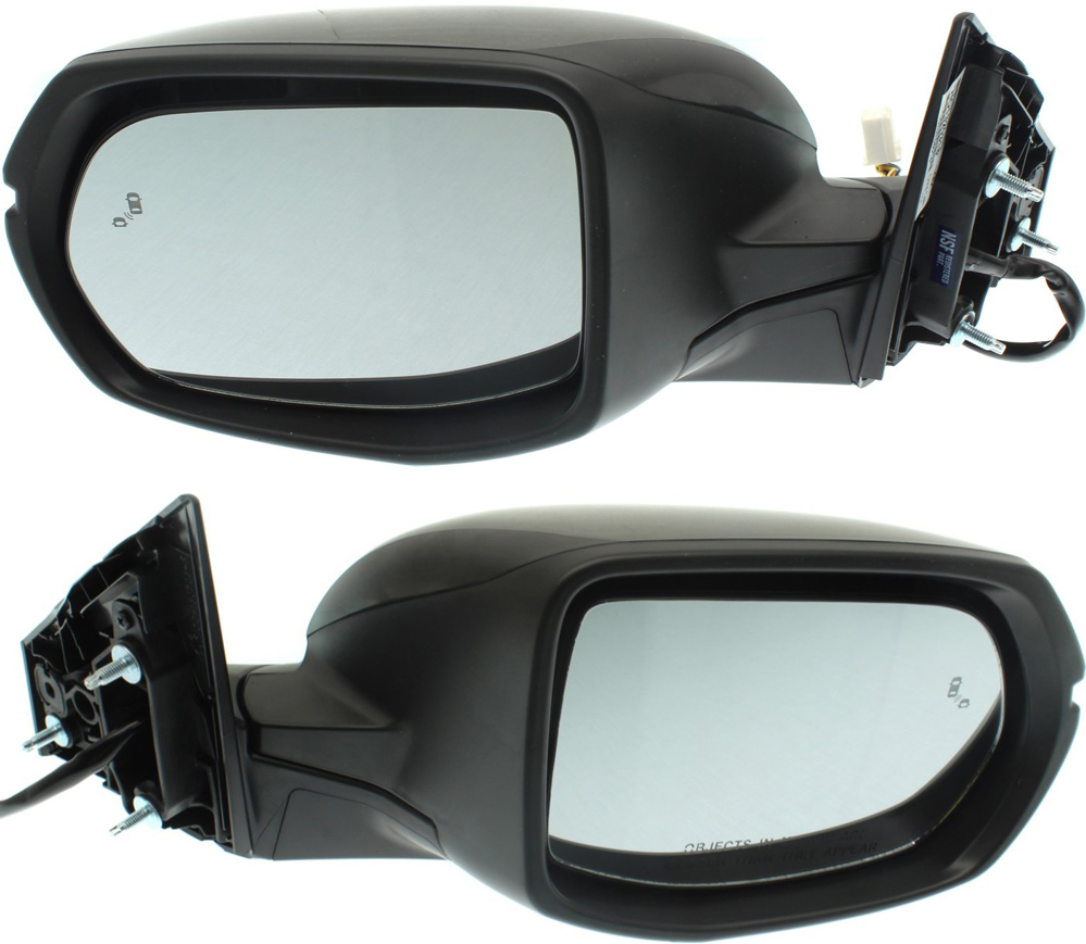 AM CR V 17-22 MIRROR RH AND LH Power Manual Folding Heated Paintable w BSD in Glass and In housing Signal Light No Auto dimming and Memory SKU SET HO78ER S Partslink HO1320318 HO1321318 OEM 76208TLAA31 PFM 76201T1WA01ZF