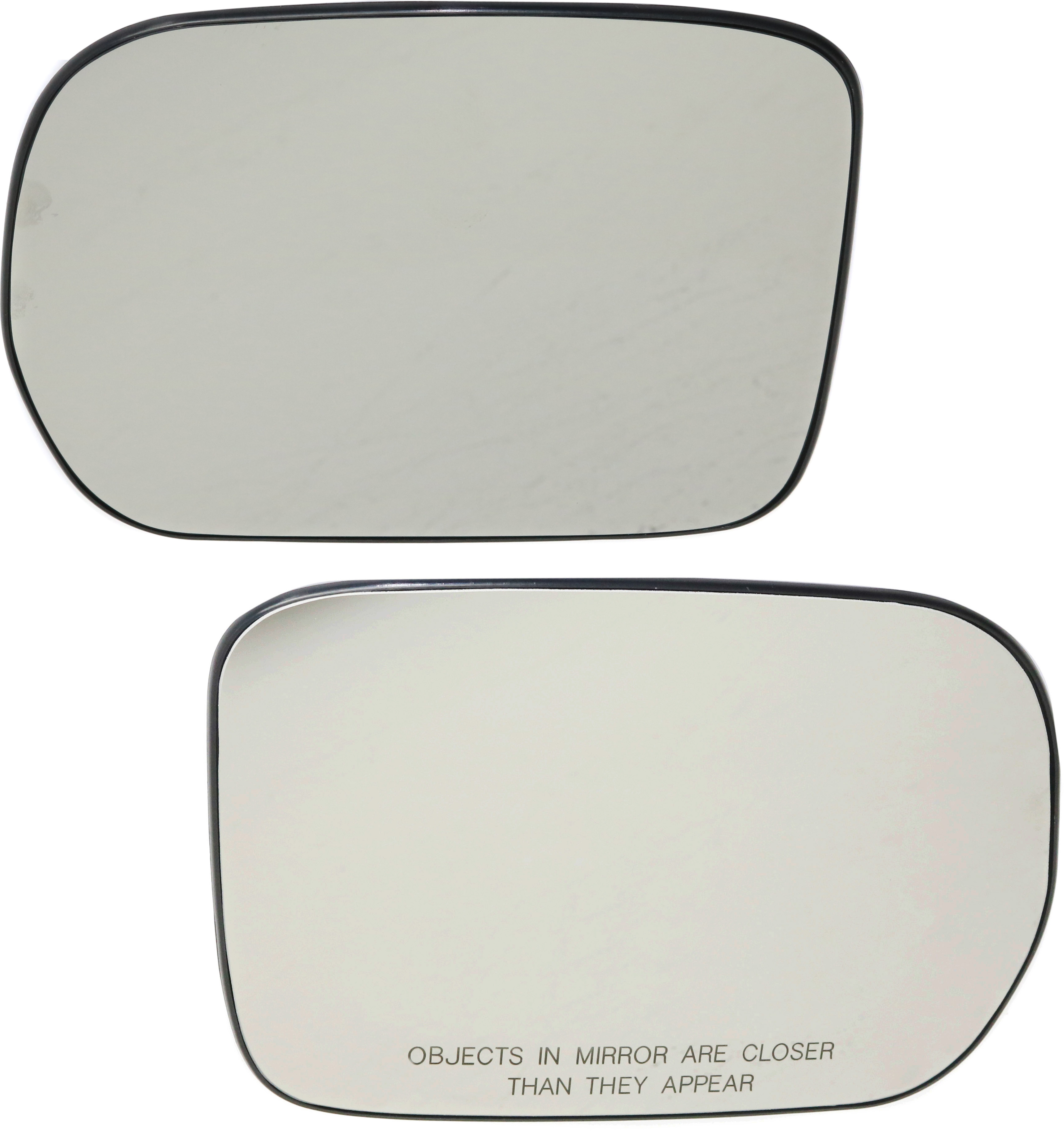 AM PILOT 03-08 MIRROR GLASS RH AND LH Non Heated w Backing Plate SKU SET HO89GR Partslink HO1325131 HO1324131 OEM 76203S9VA01-76253S9VA01