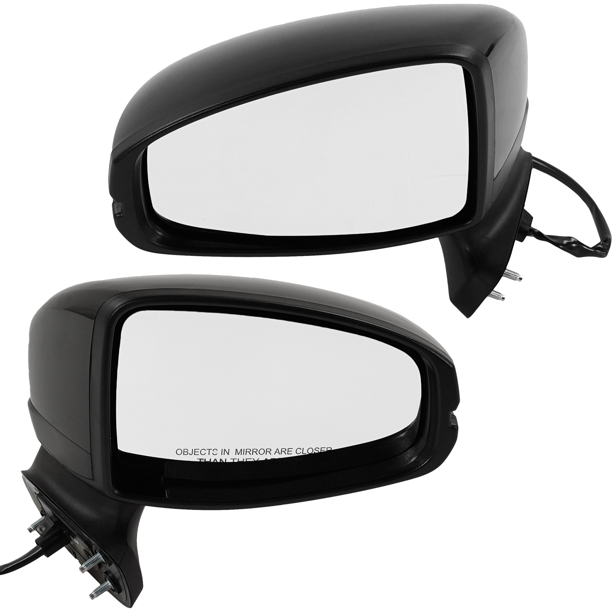 AM FIT 15-20 MIRROR RH AND LH Power Manual Folding Non Heated Paintable No BSD and Signal Light EX LX Sport Models SKU SET HO92ER Partslink HO1320332 HO1321332 OEM 76208T5RA01 PFM 76208T5RA31-76