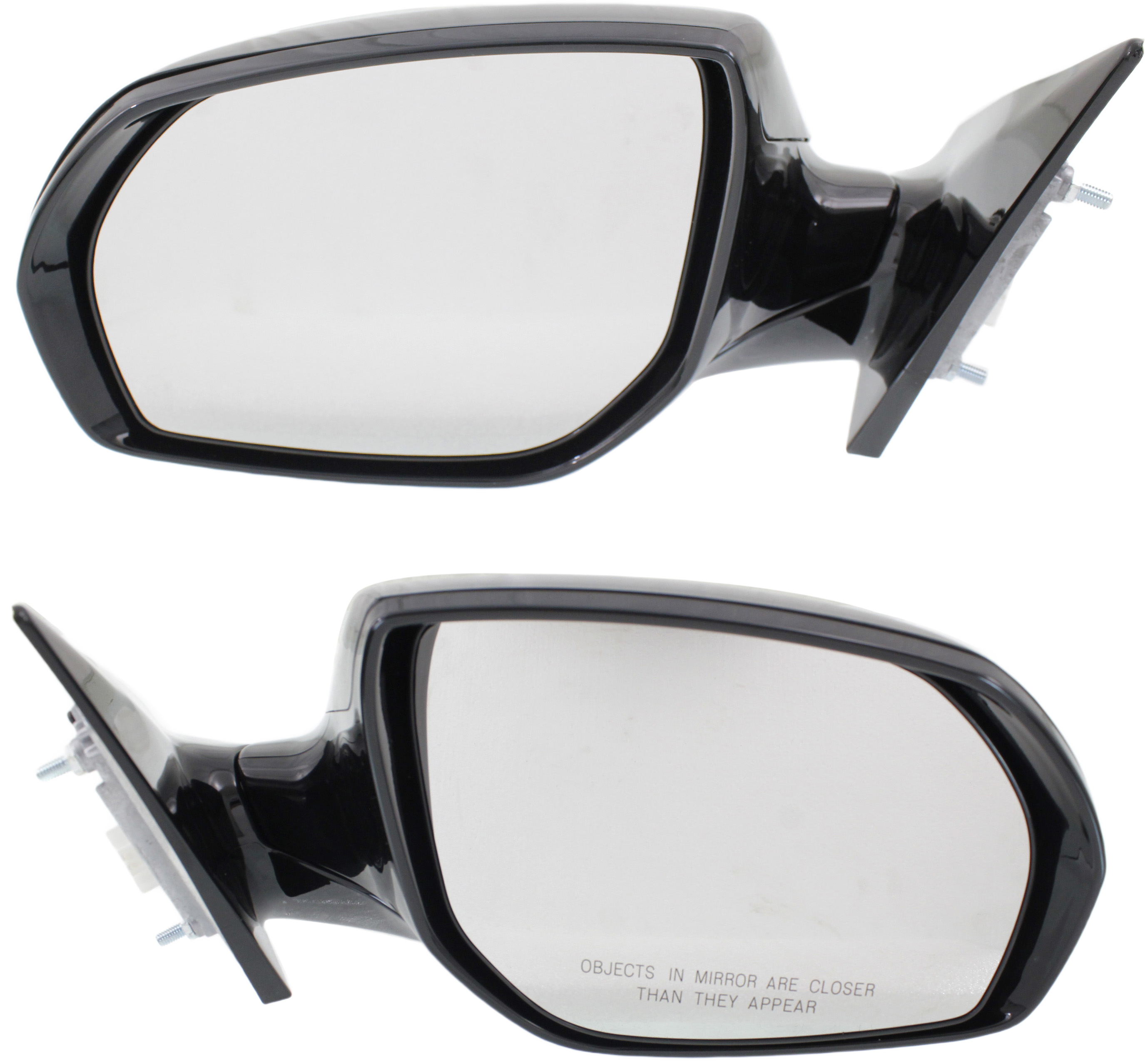 AM SANTA FE 13-16 MIRROR RH AND LH Power Manual Folding Non Heated Paintable No Signal Light Exc. Sport Model SKU SET HY02ER Partslink HY1320205 HY1321205 OEM 87610B8030-87620B8023