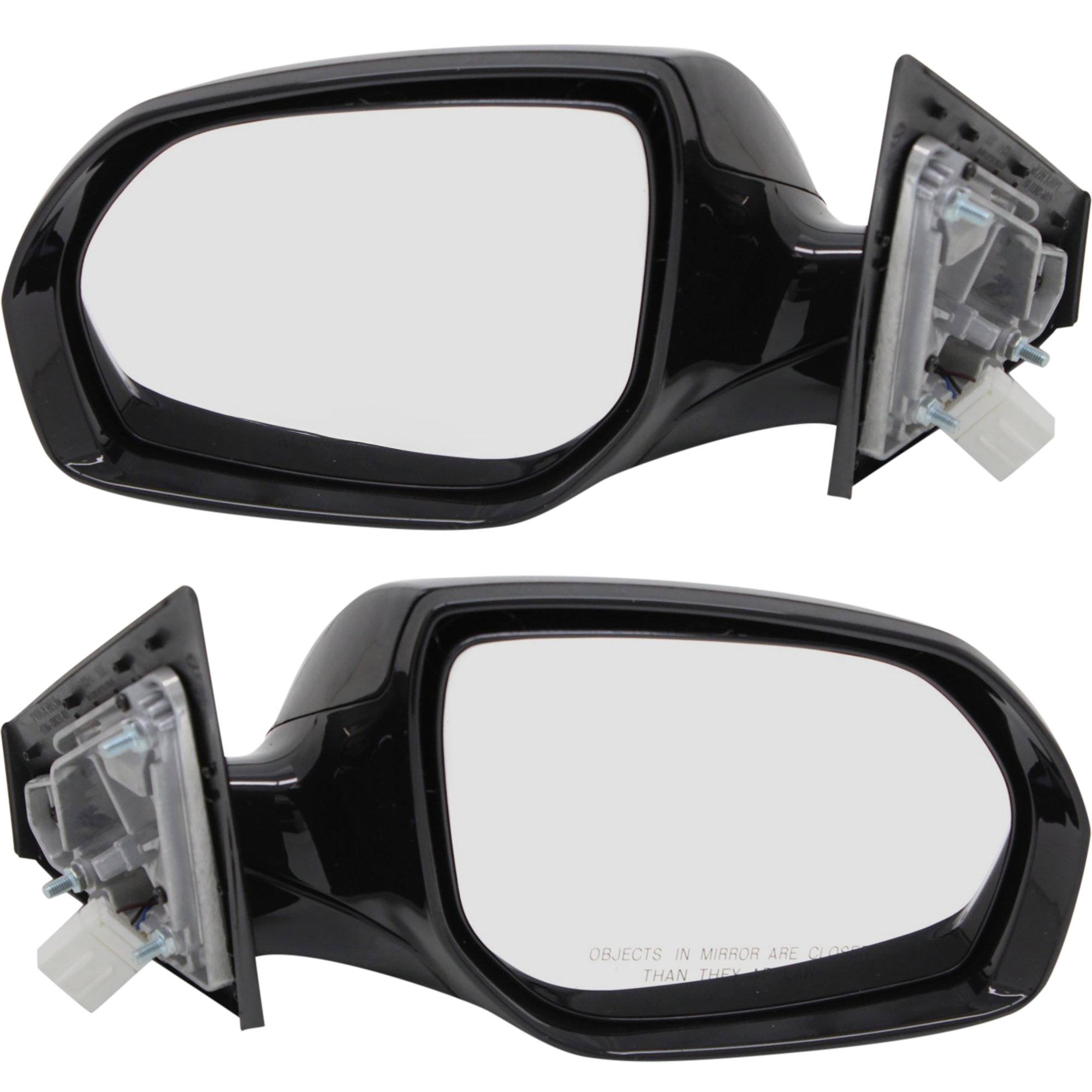 AM SANTA FE 13-16 MIRROR RH AND LH Power Manual Folding Heated Paintable w o Signal Light Exc. Sport Model SKU SET HY03ER Partslink HY1321206 HY1320206 OEM 87620B8024-87610B8031