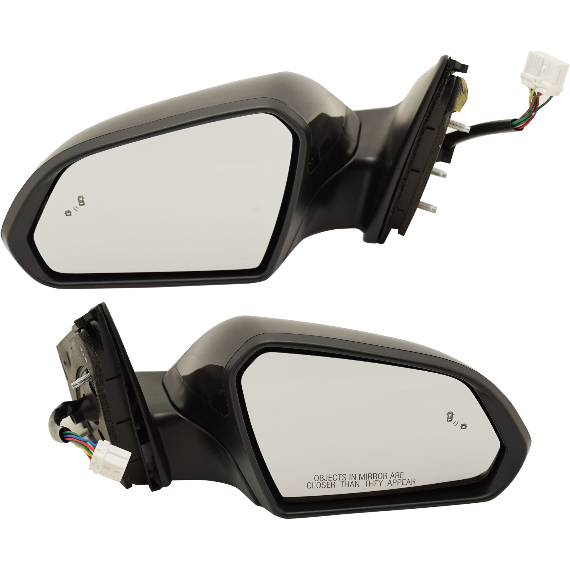AM SONATA 15-17 MIRROR RH AND LH Power Manual Folding Heated Paintable w BSD and Signal Light No Memory SKU SET HY104ER S Partslink HY1320236 HY1321236 OEM 87610C2020-87620C2020