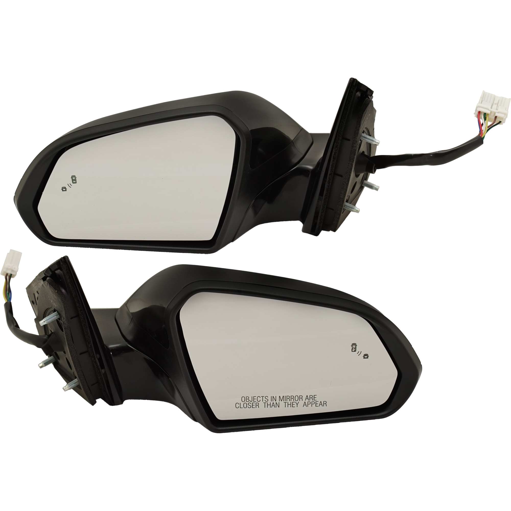 AM SONATA 15-17 MIRROR RH AND LH Power Manual Folding Heated Paintable w BSD and Signal Light No Memory SKU SET HY105ER S Partslink HY1320228 HY1321228 OEM 87610C2060-87620C2060