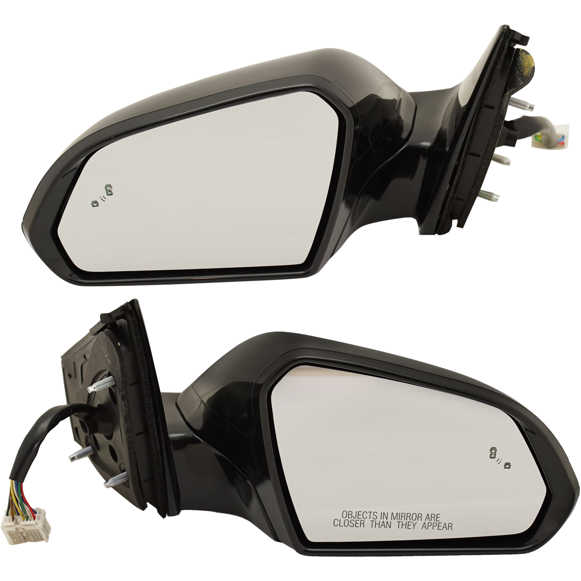 AM SONATA 15-17 MIRROR RH AND LH Power Manual Folding Heated Paintable w BSD Memory and Signal Light SKU SET HY106ER S Partslink HY1320229 HY1321229 OEM 87610C2070-87620C2070