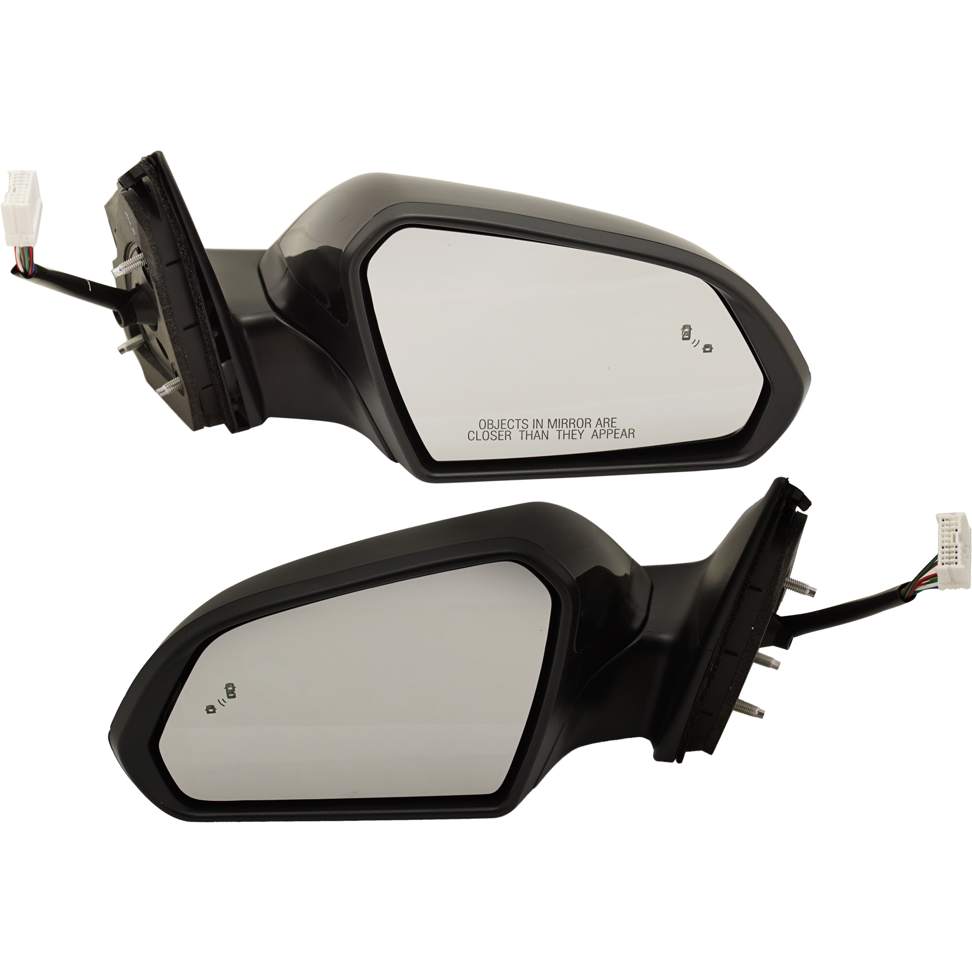 AM SONATA 18-19 MIRROR RH AND LH Power Manual Folding Heated Paintable w BSD and Signal Light No Memory SKU SET HY107ER S Partslink HY1320238 HY1321238 OEM 87610C2520-87620C2520