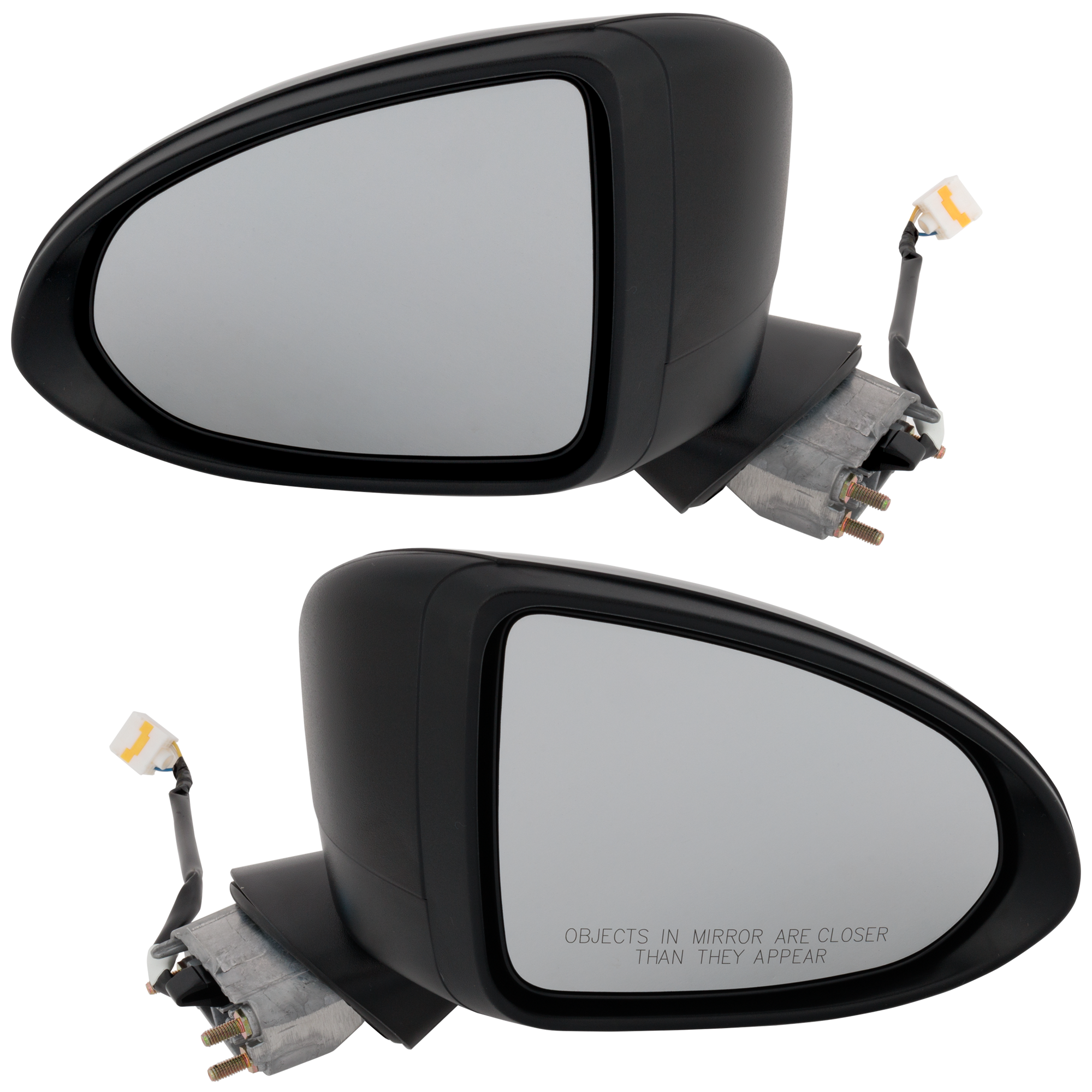 AM SONATA 20-22 MIRROR RH AND LH Power Manual Folding Non Heated Paintable No Auto dimming BSD and Signal Light SE Model SKU SET HY114ER Partslink HY1320272 HY1321272 OEM 87610L0000-87620L0000