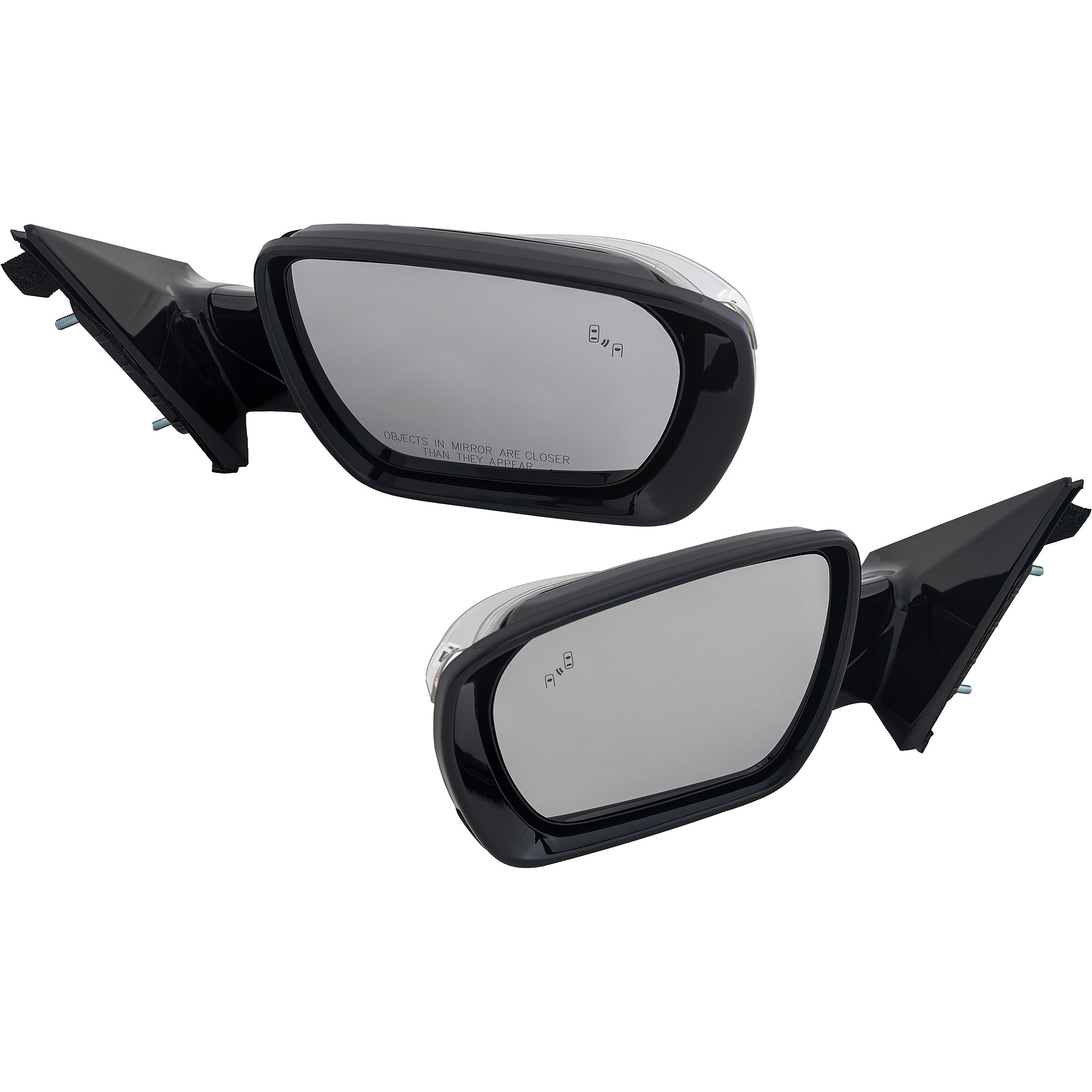AM SANTA FE SPORT 13-16 MIRROR RH AND LH Power Manual Folding Heated Paintable w In housing Signal Light Memory BSD in Glass SKU SET HY116ER S Partslink HY1320235 HY1321235 OEM 876104Z009-876204Z009