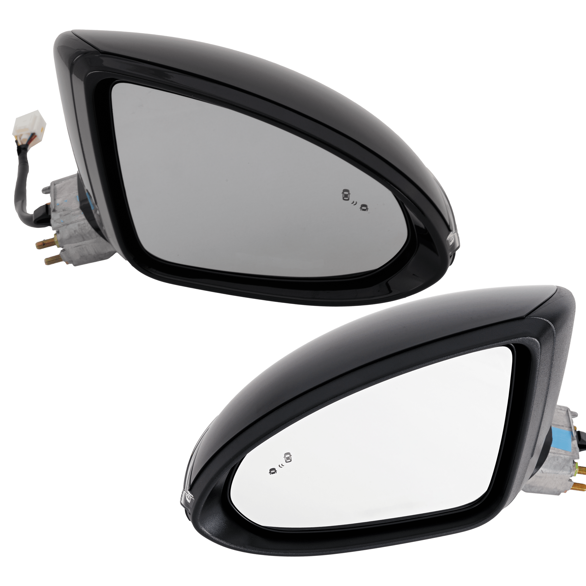 AM Mirror SKU SET HY128ER S A Partslink HY1320274 HY1321273 OEM 87610L0010-87620L0040