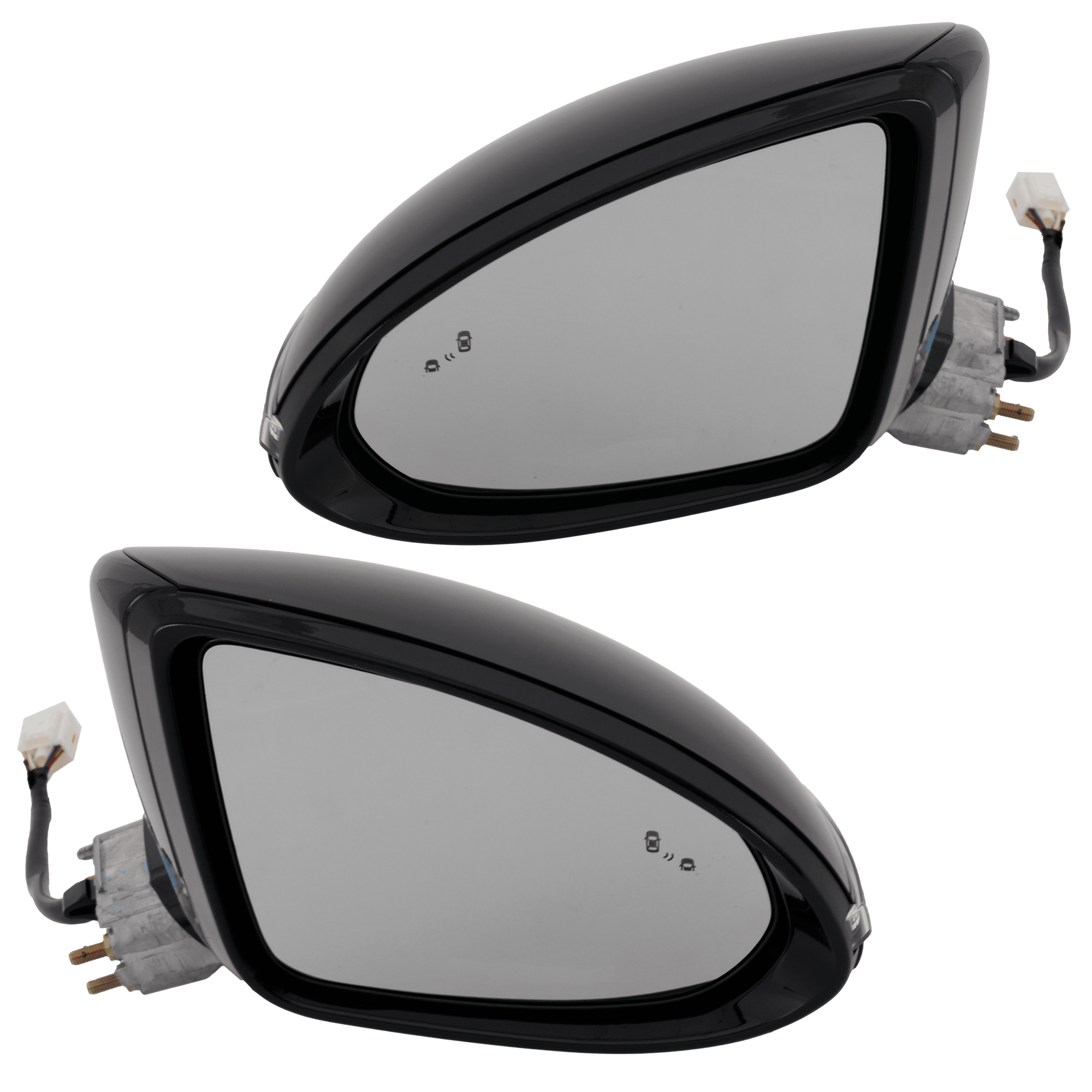AM SONATA 20-22 MIRROR RH AND LH Power Manual Folding Heated w Blind Spot Detection Signal Light No Auto dimming Memory Puddle Light N Line SEL Plus Sport Model SKU SET HY128ER S Partslink HY1320273 HY1321273 OEM 87610L0040-87620L0040