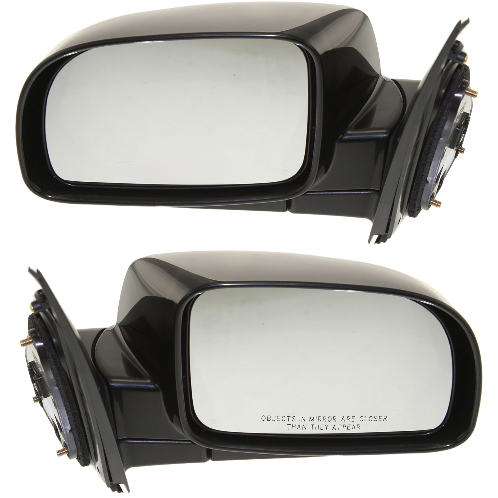 AM SANTA FE 07-12 MIRROR RH AND LH Power Manual Folding Heated Paintable SKU SET HY21ER Partslink HY1320156 HY1321156 OEM 876100W000-876200W000