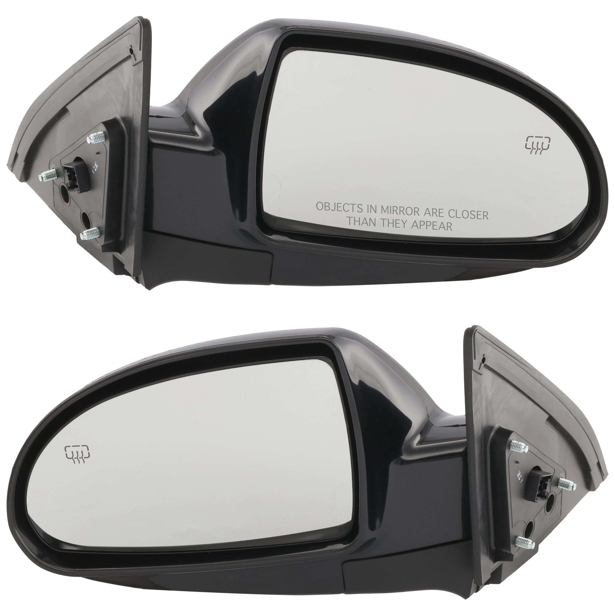AM ELANTRA 07-10 MIRROR RH AND LH Power Manual Folding Heated Paintable No Auto dimming BSD Memory and Signal Light SKU SET HY23ER Partslink HY1320155 HY1321155 OEM 876102H110-876202H520