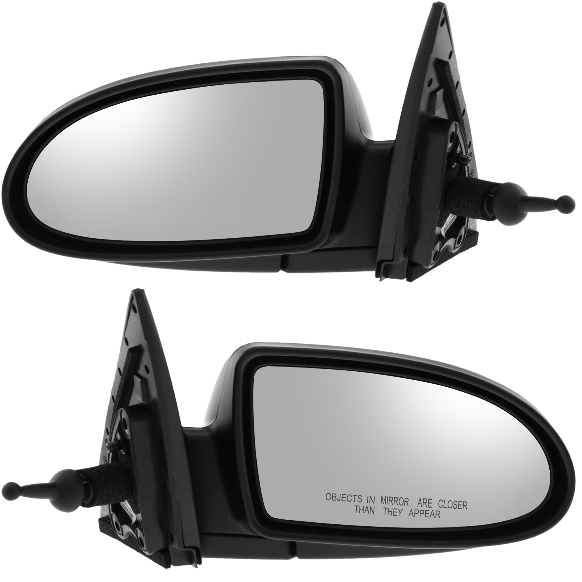 AM ACCENT 06-09 MIRROR RH AND LH Manual Adjust Manual Folding Non Heated Textured No Auto dimming BSD Memory and Signal Light Hatchback Sedan SKU SET HY24R Partslink HY1320157 HY1321157 OEM 876101E010-876201E040